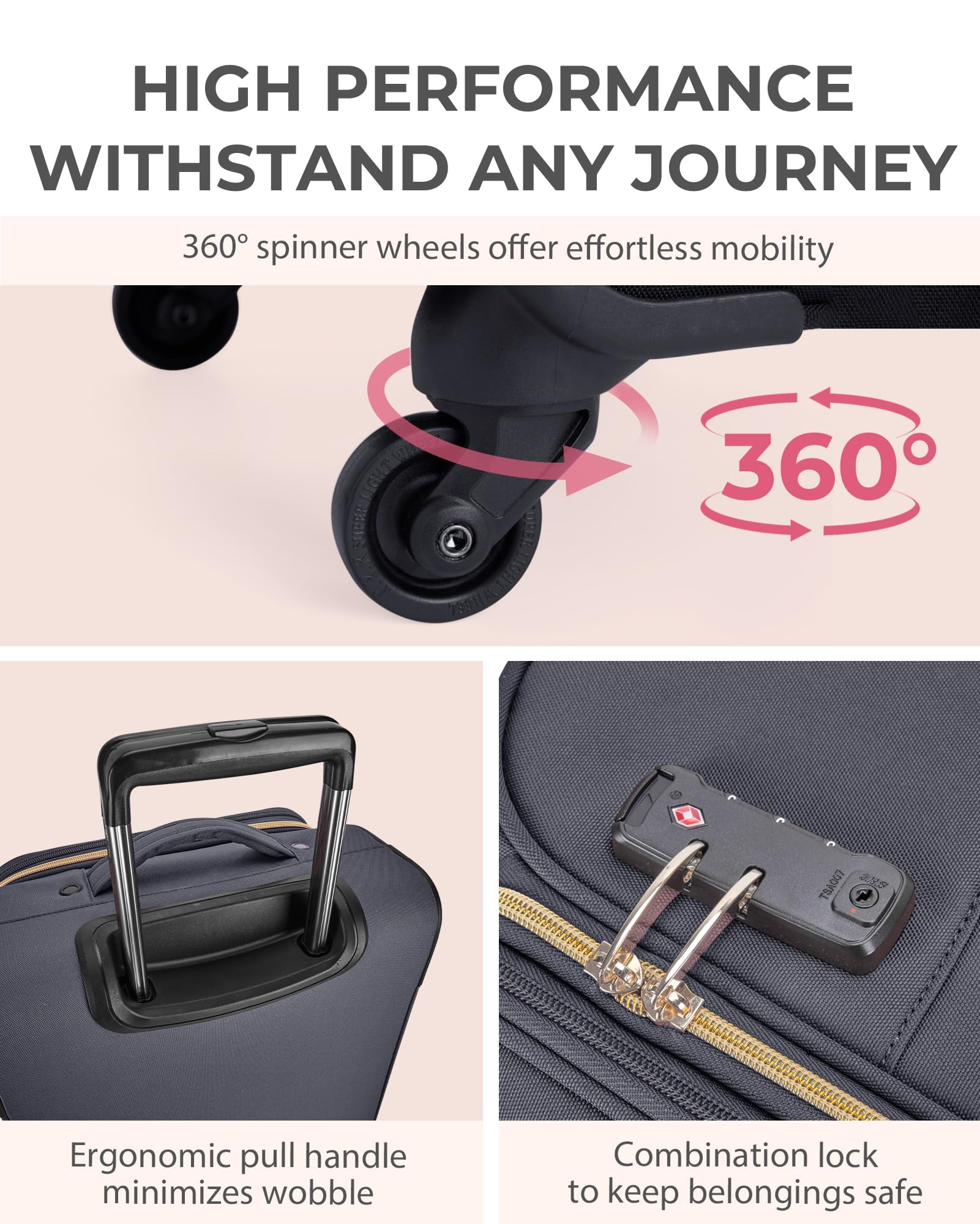 BAGSMART 2 Piece Luggage Set 21