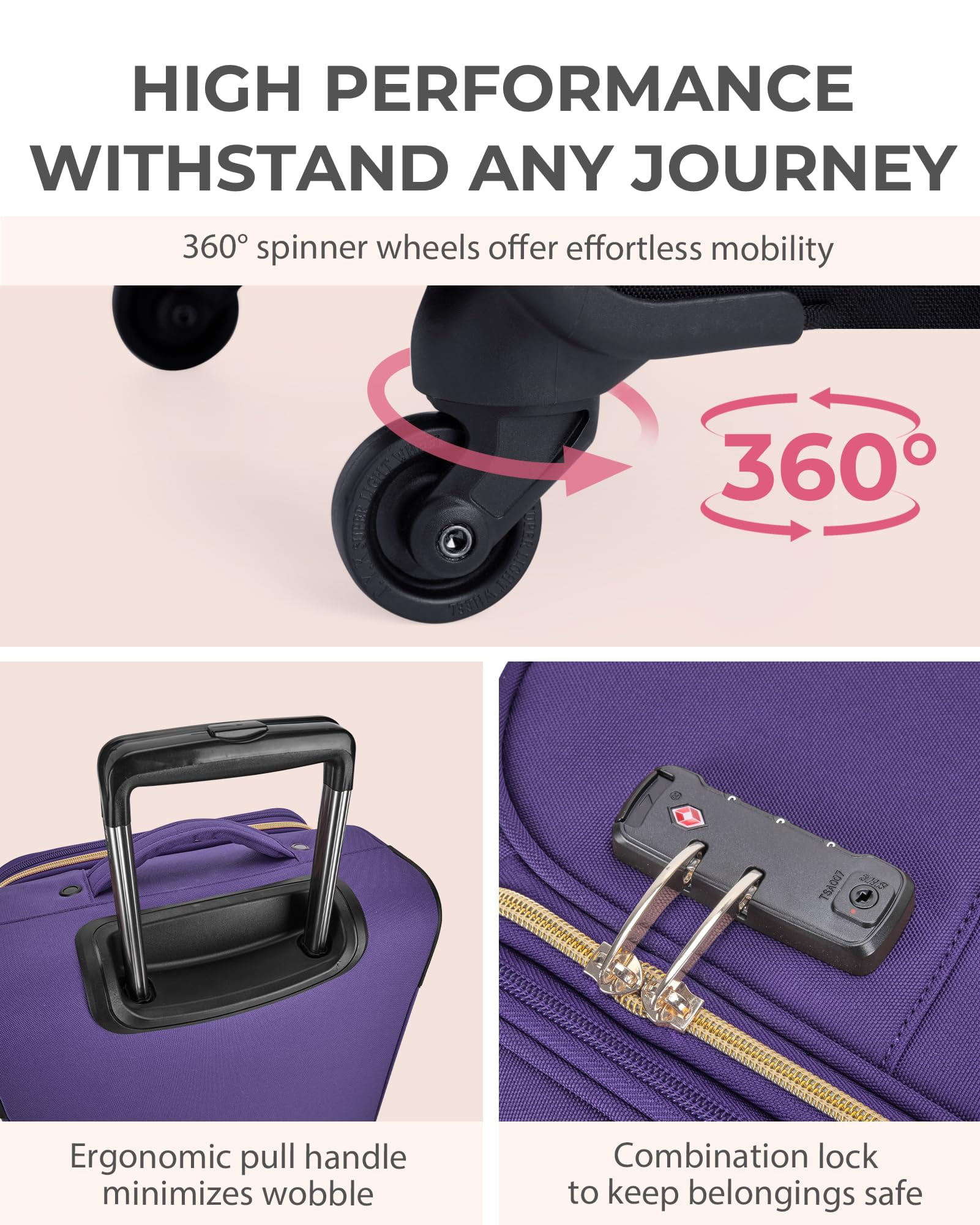 BAGSMART 2 Piece Luggage Set 21