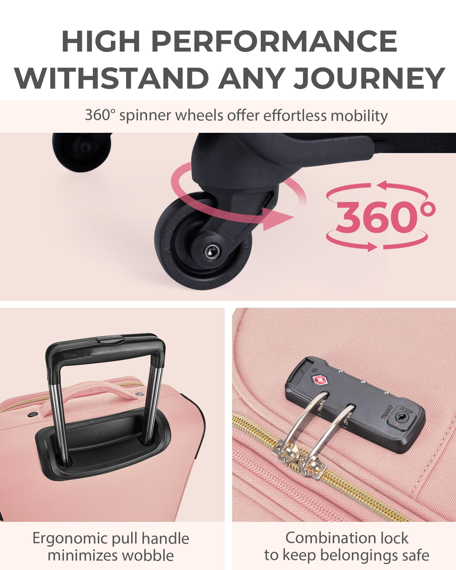 BAGSMART 2 Piece Luggage Set 21