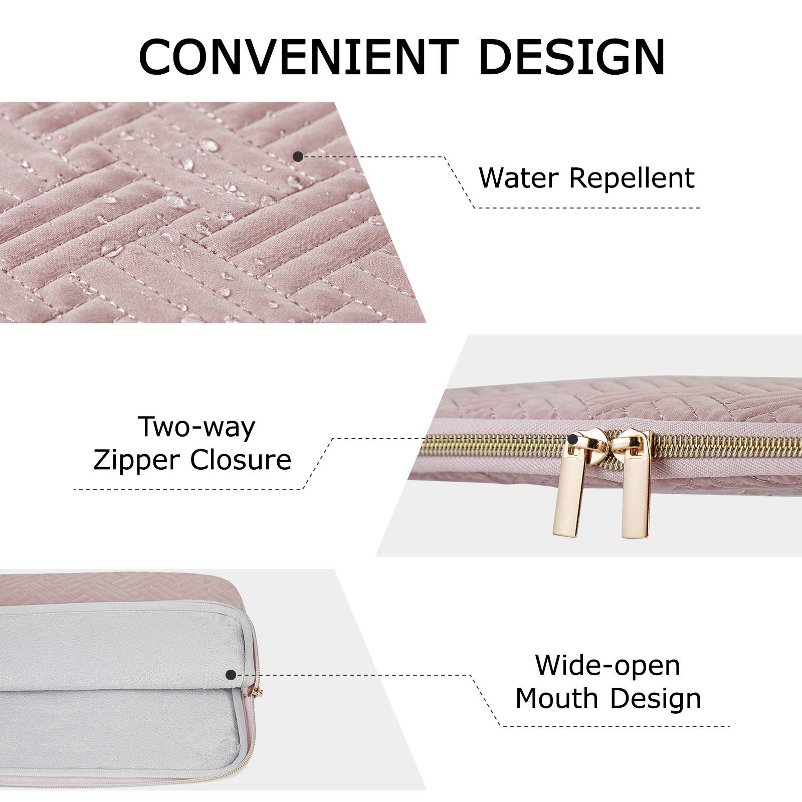 BAGSMART Laptop Sleeve Case for 13-13.3