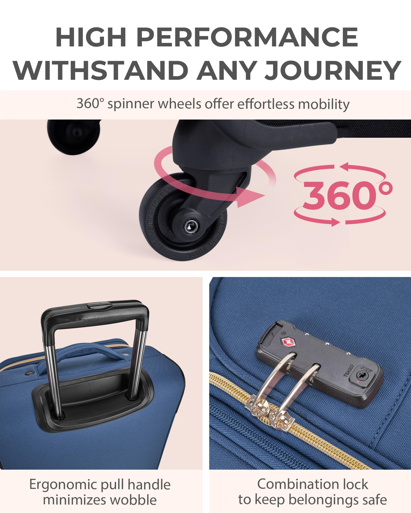 BAGSMART 2 Piece Luggage Set 21