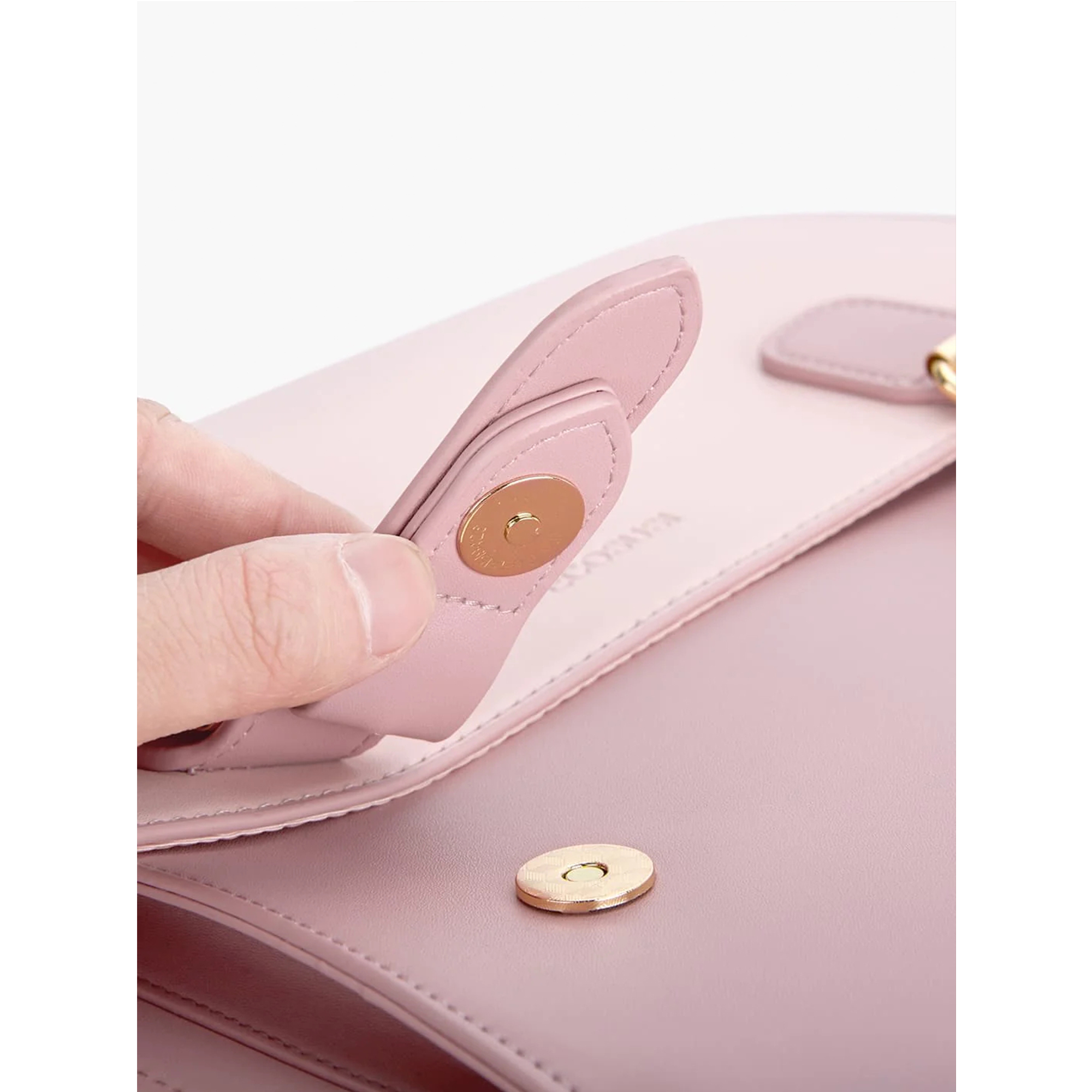 BAGSMART Laptop Backpack for Women, Vintage Leather Backpack for Laptop 14 inch Computer Bag, College Bookbag Travel Casual Daypack Work Business, Pink