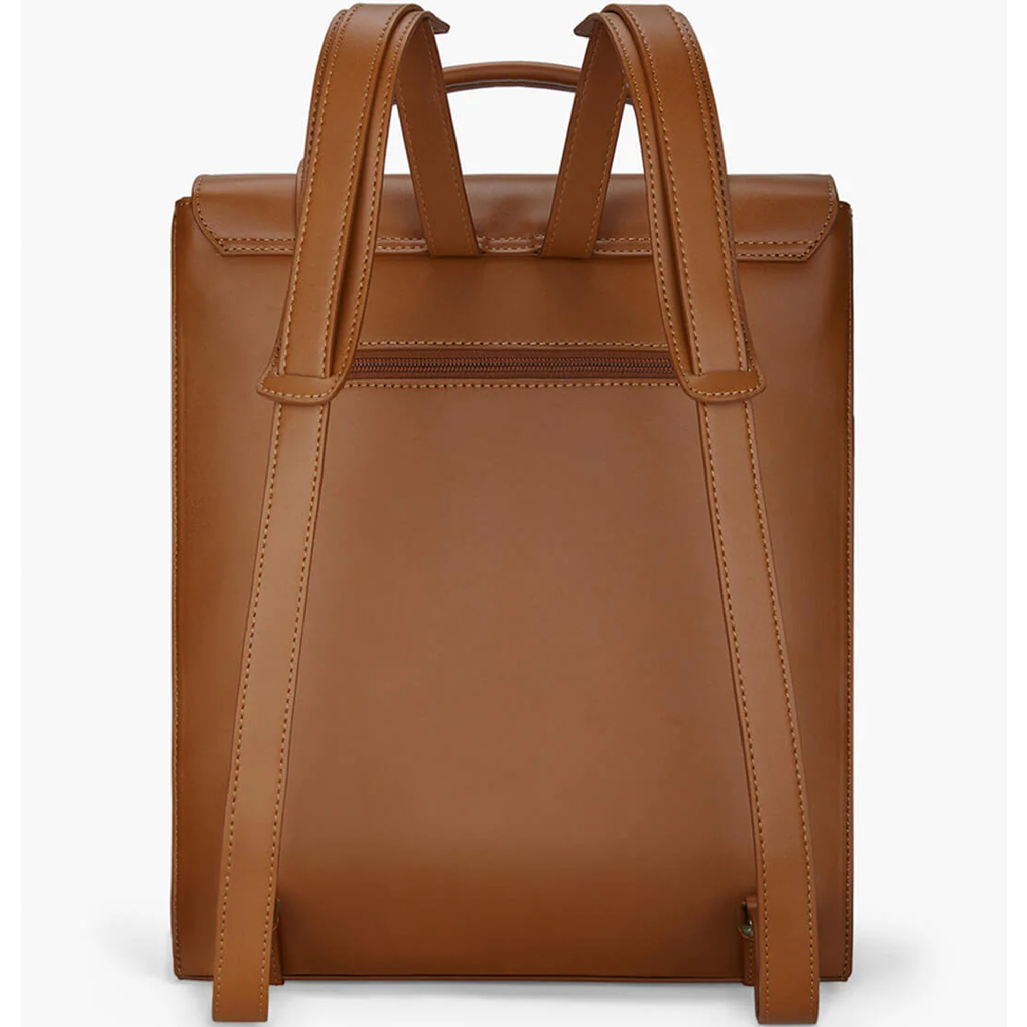 BAGSMART Leather Vintage Women Backpack for Laptop 14 inch Computer Bag for College Bookbag Work Business Casual Travel Daypack, Brown