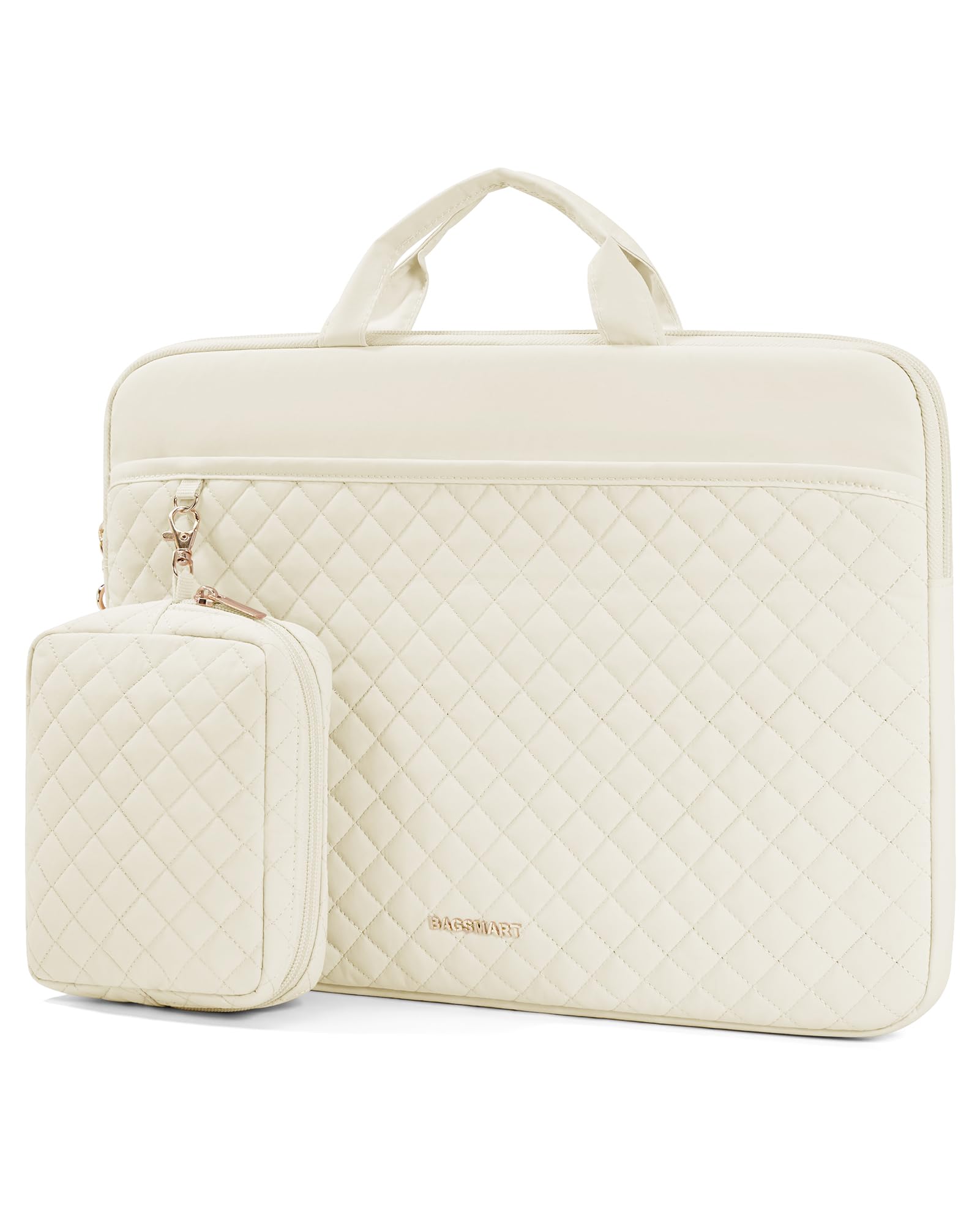 BAGSMART Upgrade Laptop Sleeve Case Compatible with 15
