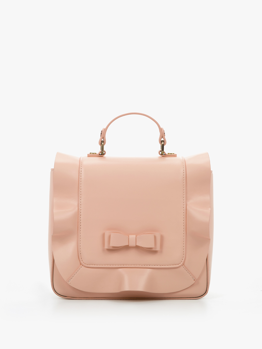 ECOSUSI Mini Backpack Purse Vintage Leather Ladies Shoulder Bag Handbag for Travel Casual Commute Women, Pink