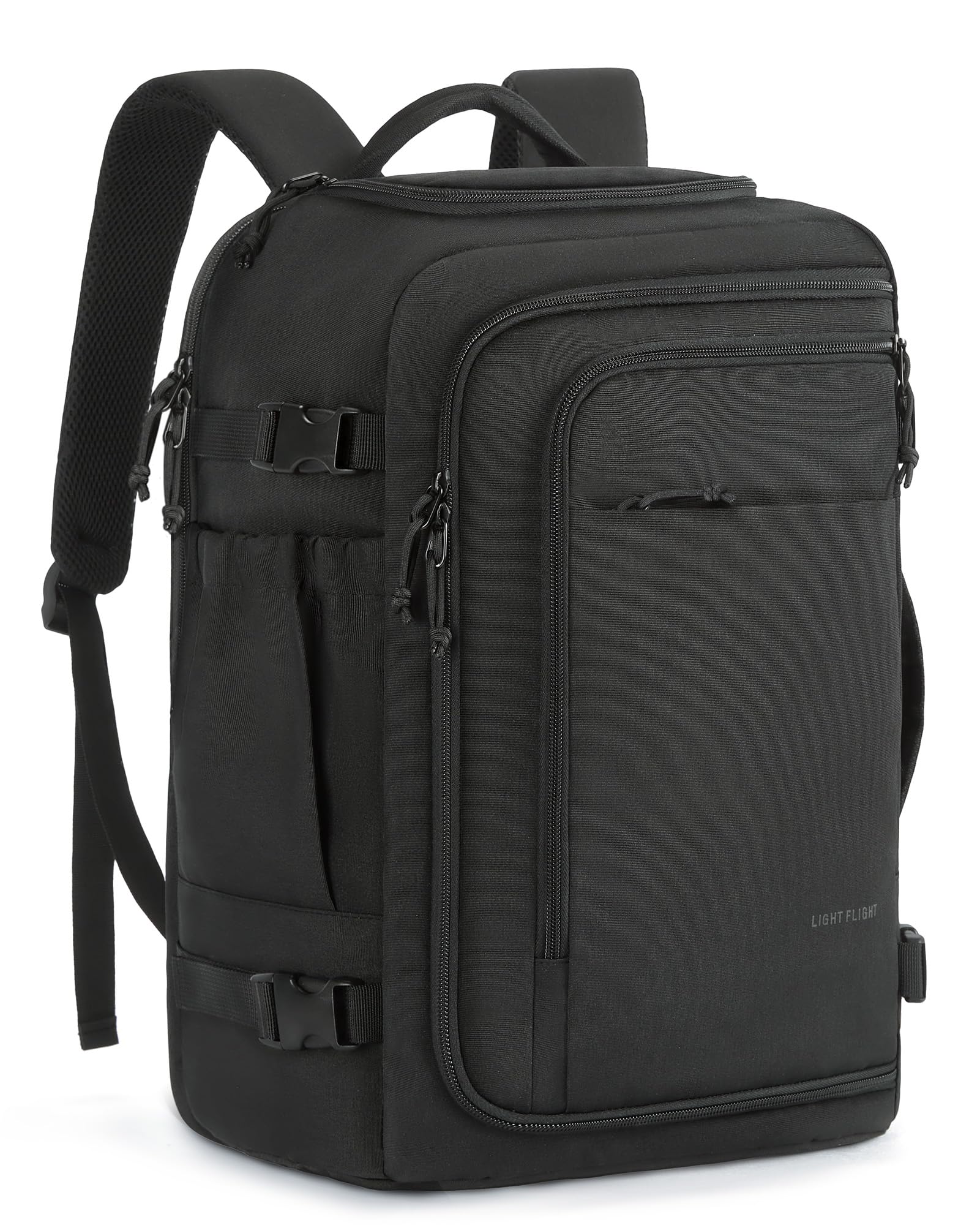 LIGHT FLIGHT Travel Backpack, TSA Friendly Flight Approved Carry on Backpack Water-resistant Lightweight Business Large Weekender Bag Casual Daypack 17.3