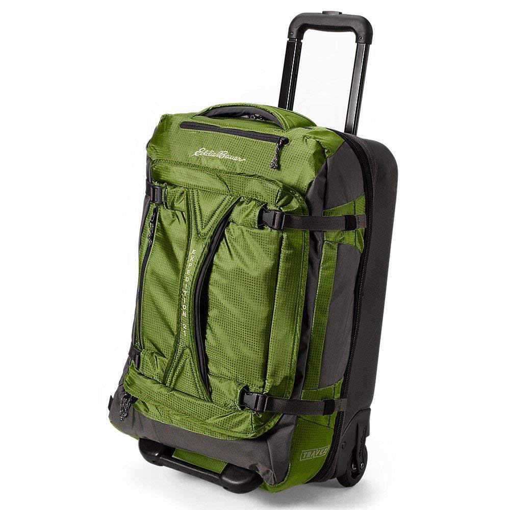 Eddie Bauer Unisex-Adult Expedition Drop Bottom Rolling Duffel - Medium, Green