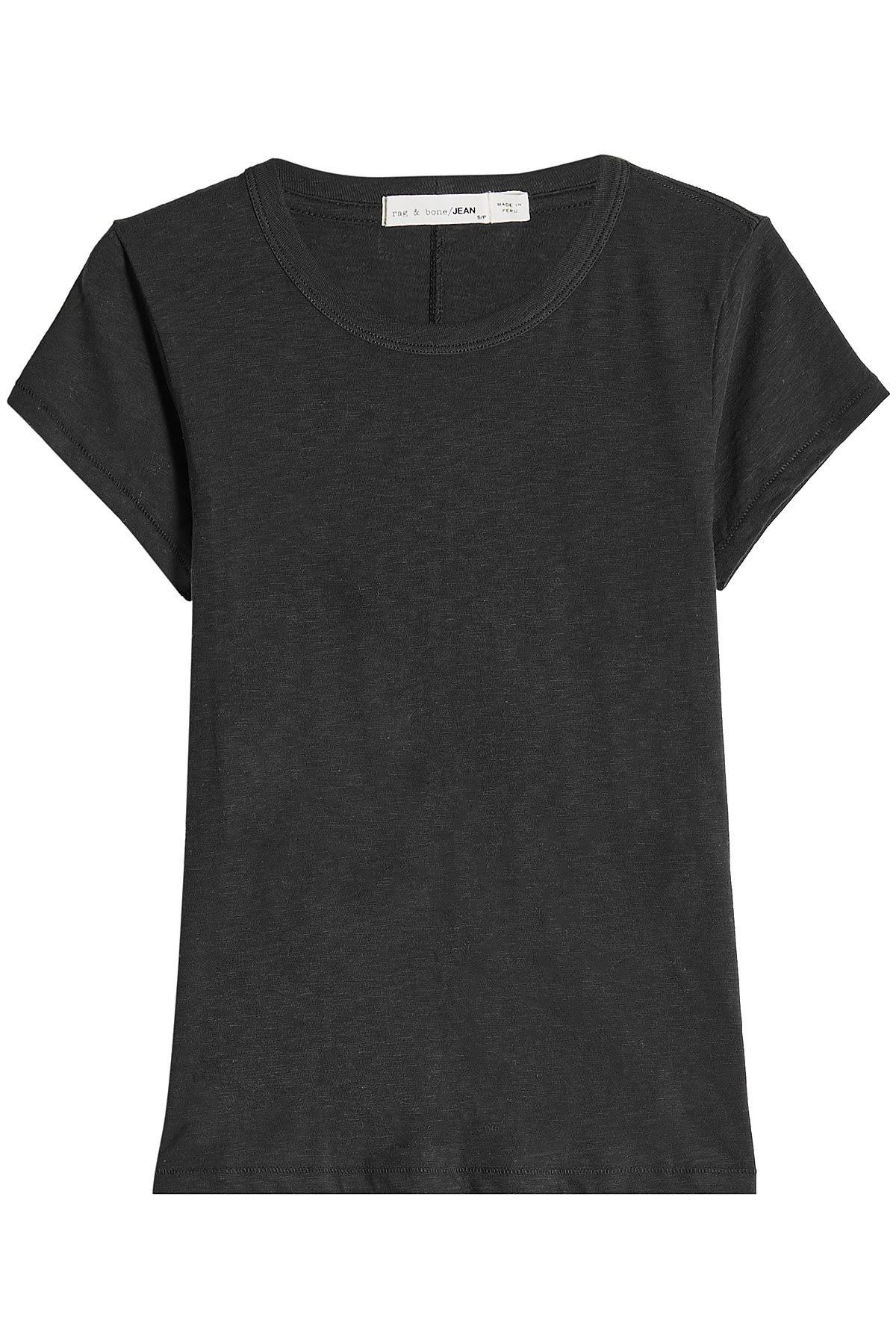 Rag u0026 Bone Tee cotton Tshirt Women Black S Tops