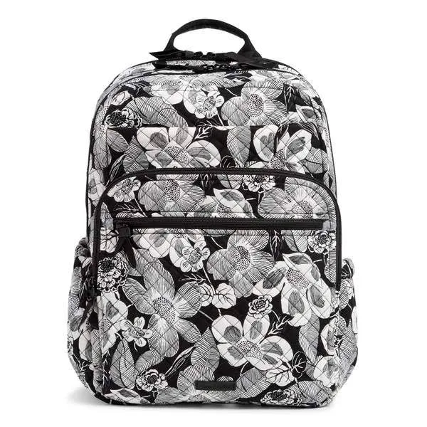 Vera Bradley Signature Cotton XL Campus Backpack, Bedford Blooms