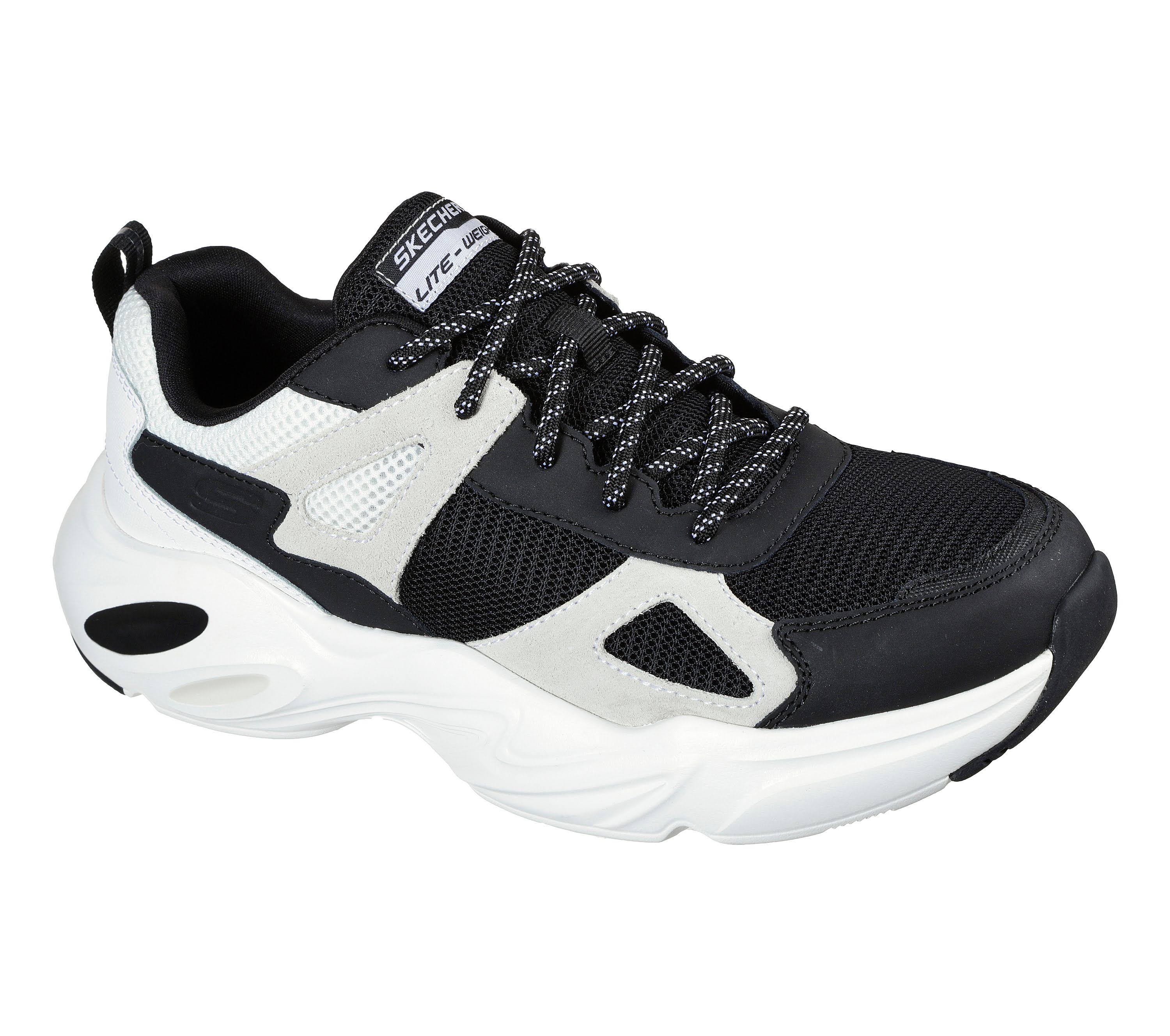 Skechers Mens Stamina Airy  Neurolock Sneakers BlackWhite 105
