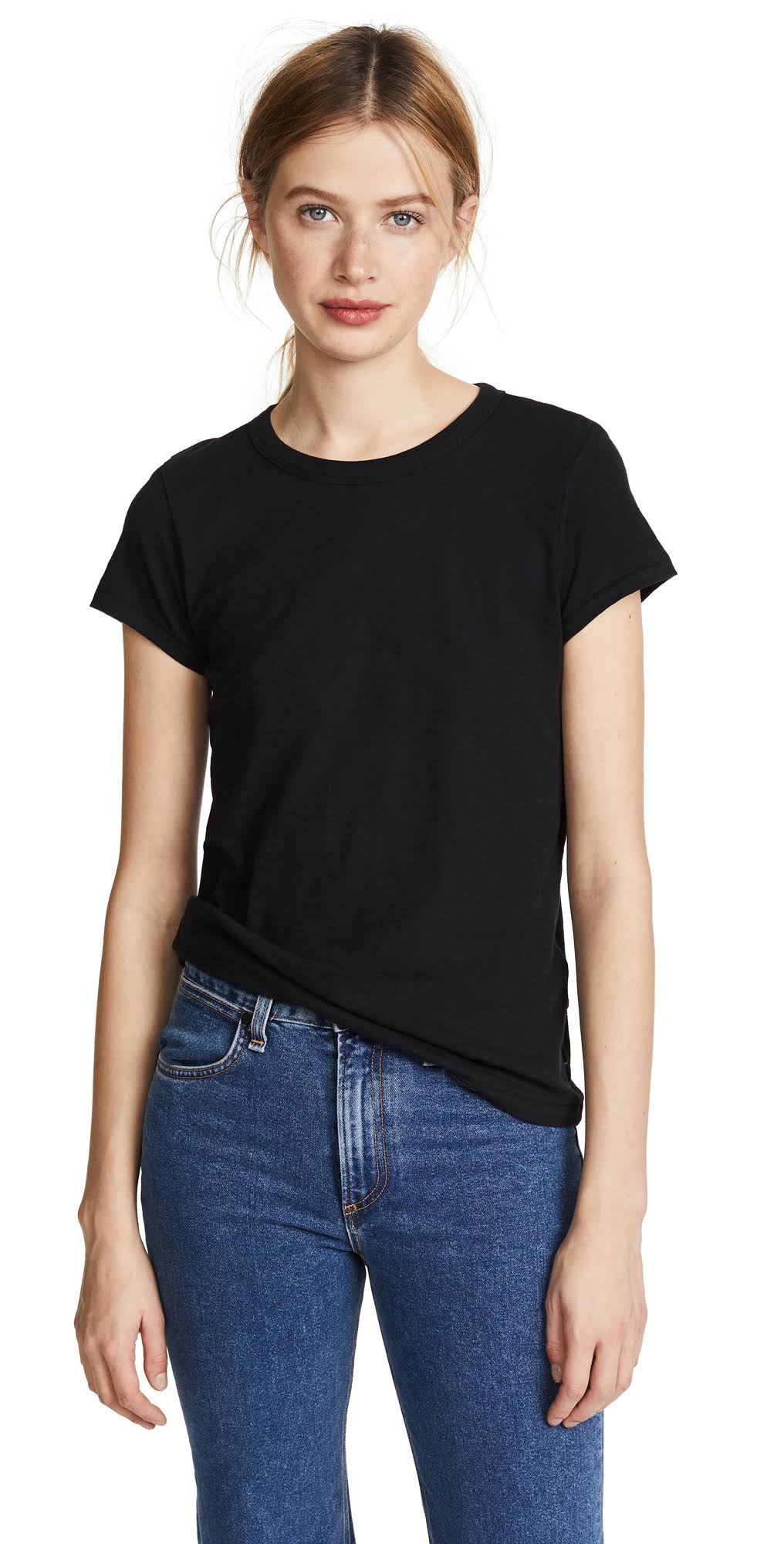Rag u0026 Bone Tee cotton Tshirt Women Black S Tops