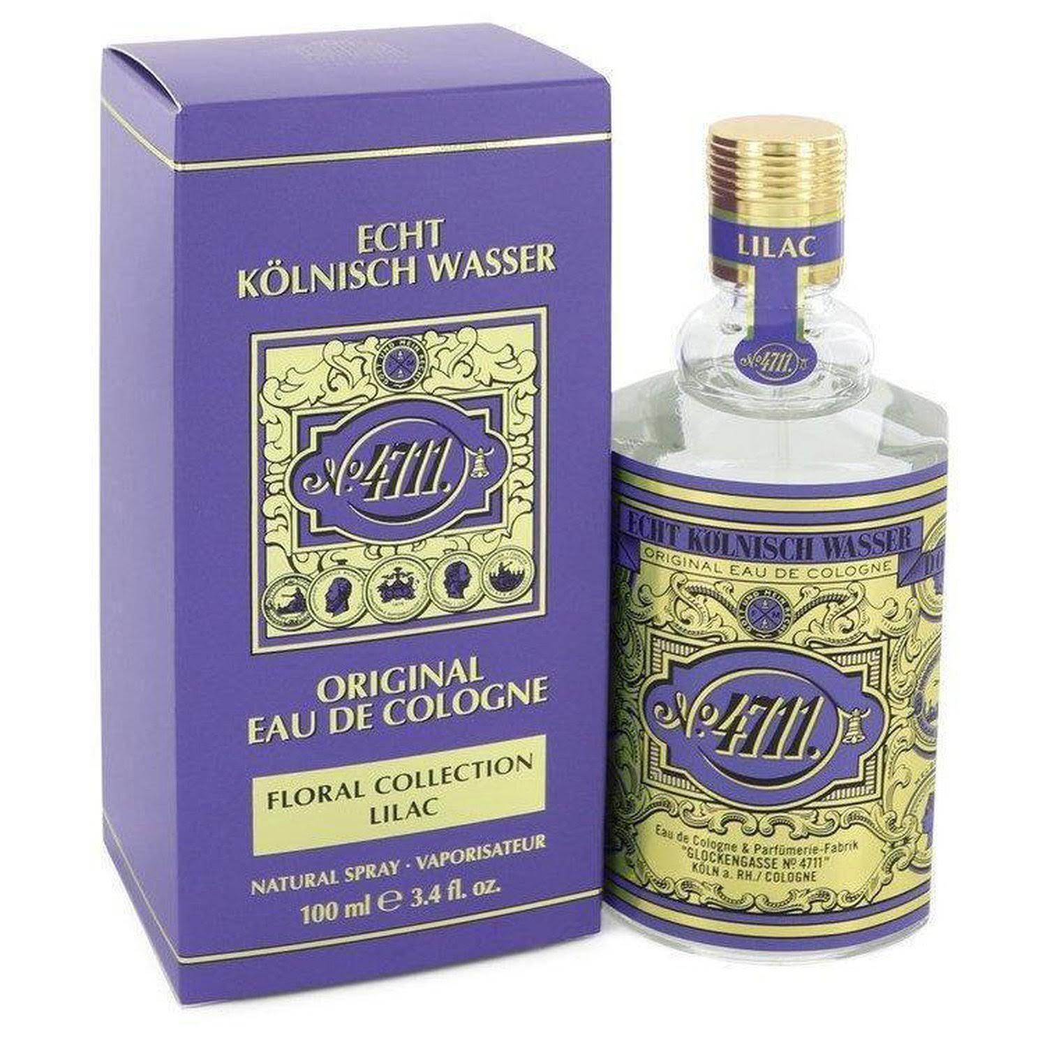 4711 Lilac Eau De Cologne Spray Unisex by 4711 34 oz