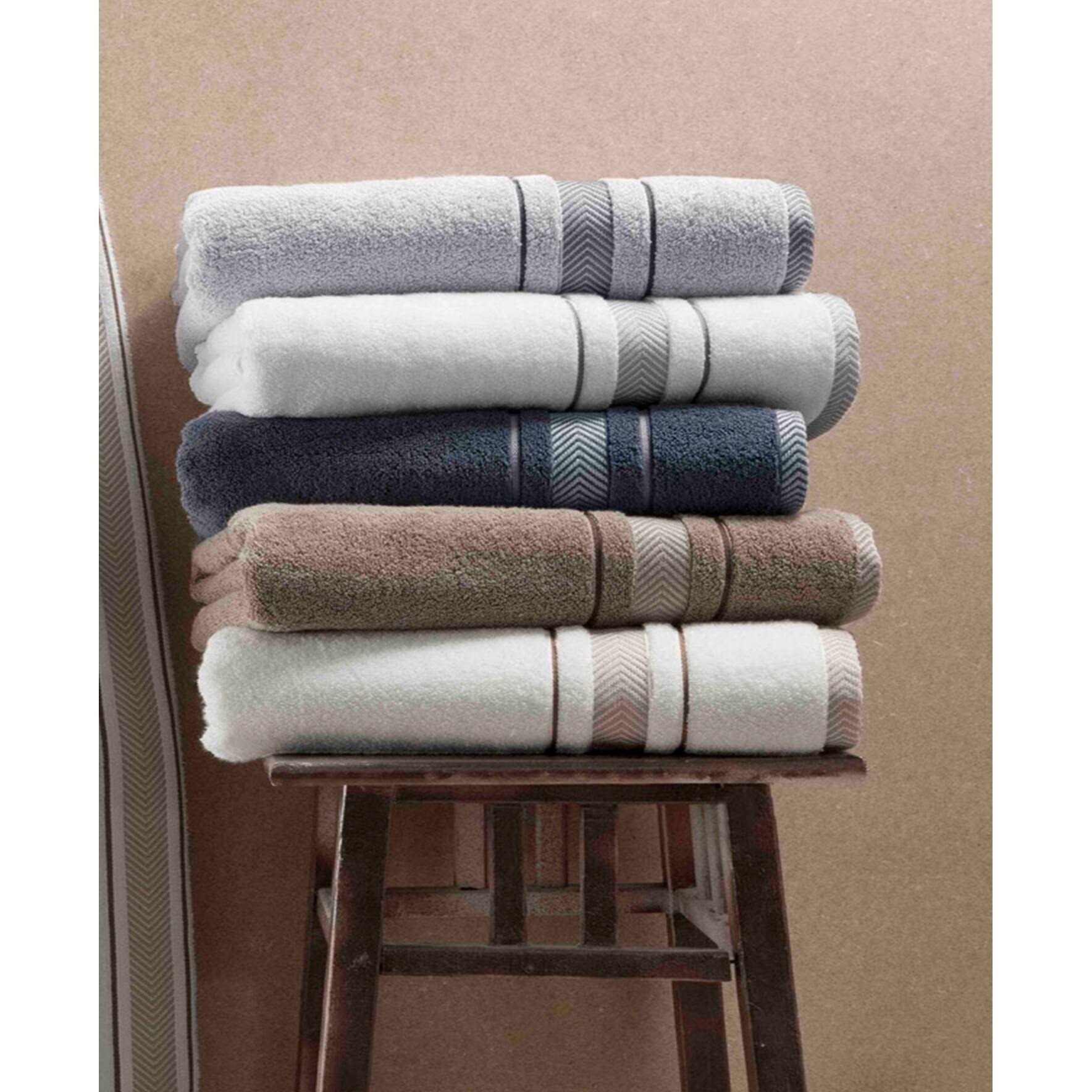Enchante Home Enchasoft Turkish Cotton 8-Pc. Hand Towel Set - Cream