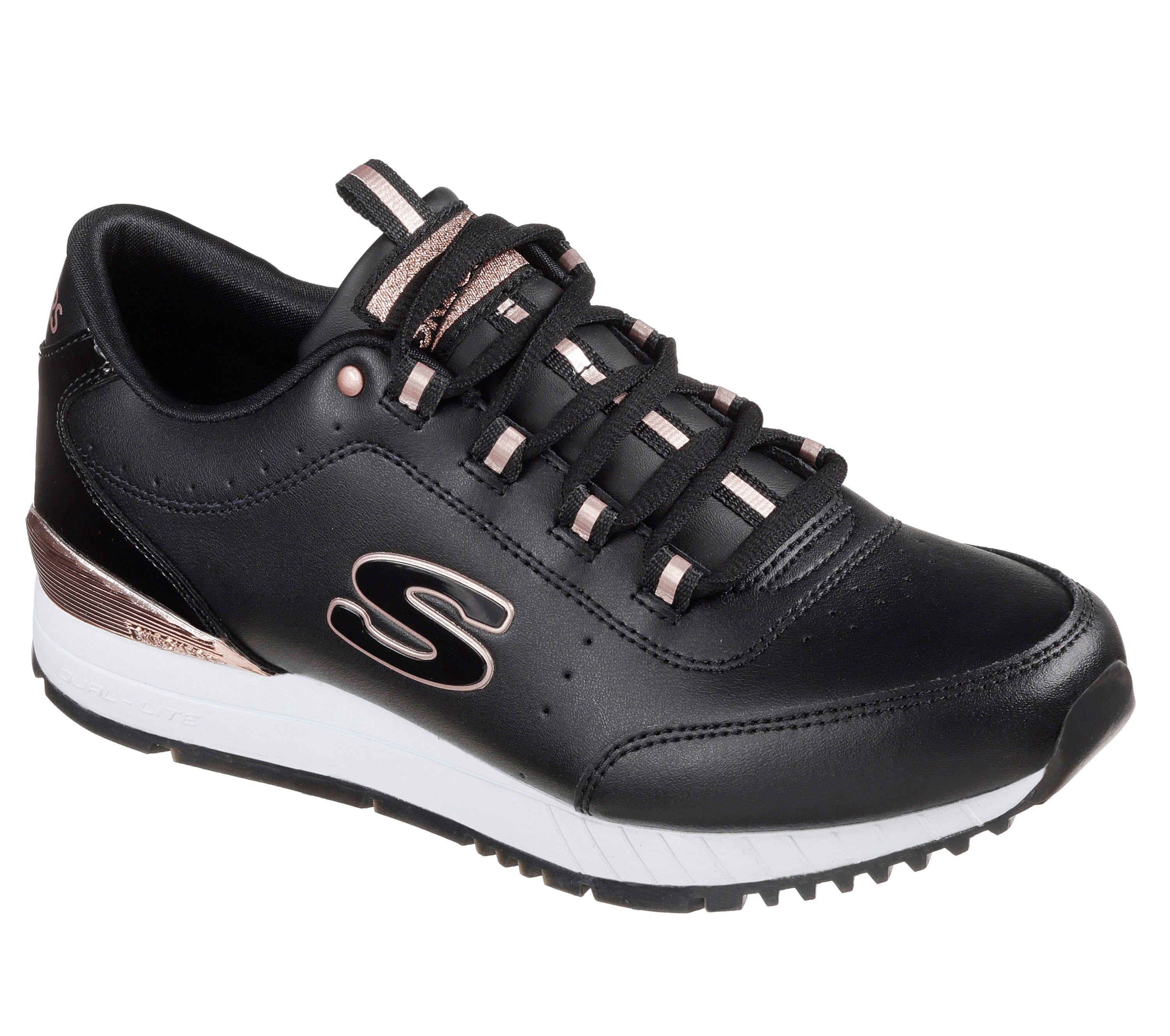 Skechers Womens Sunlite  Delightfully OG Sneakers Black