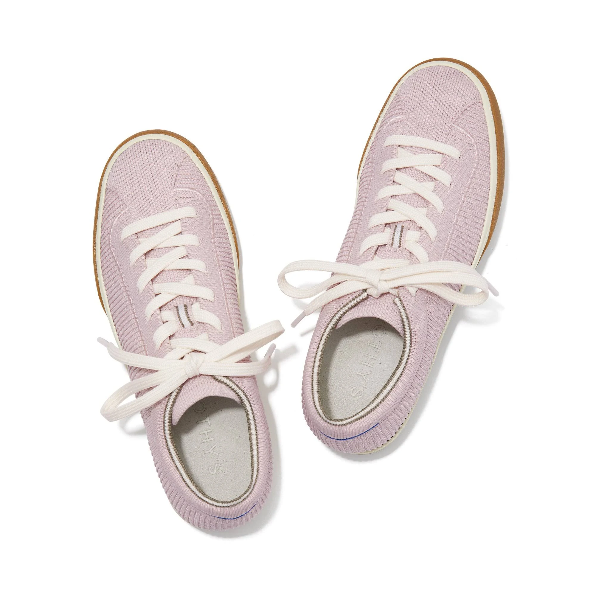 Rothy&s Purple Lace Up Sneakers, Lilac, Size 9