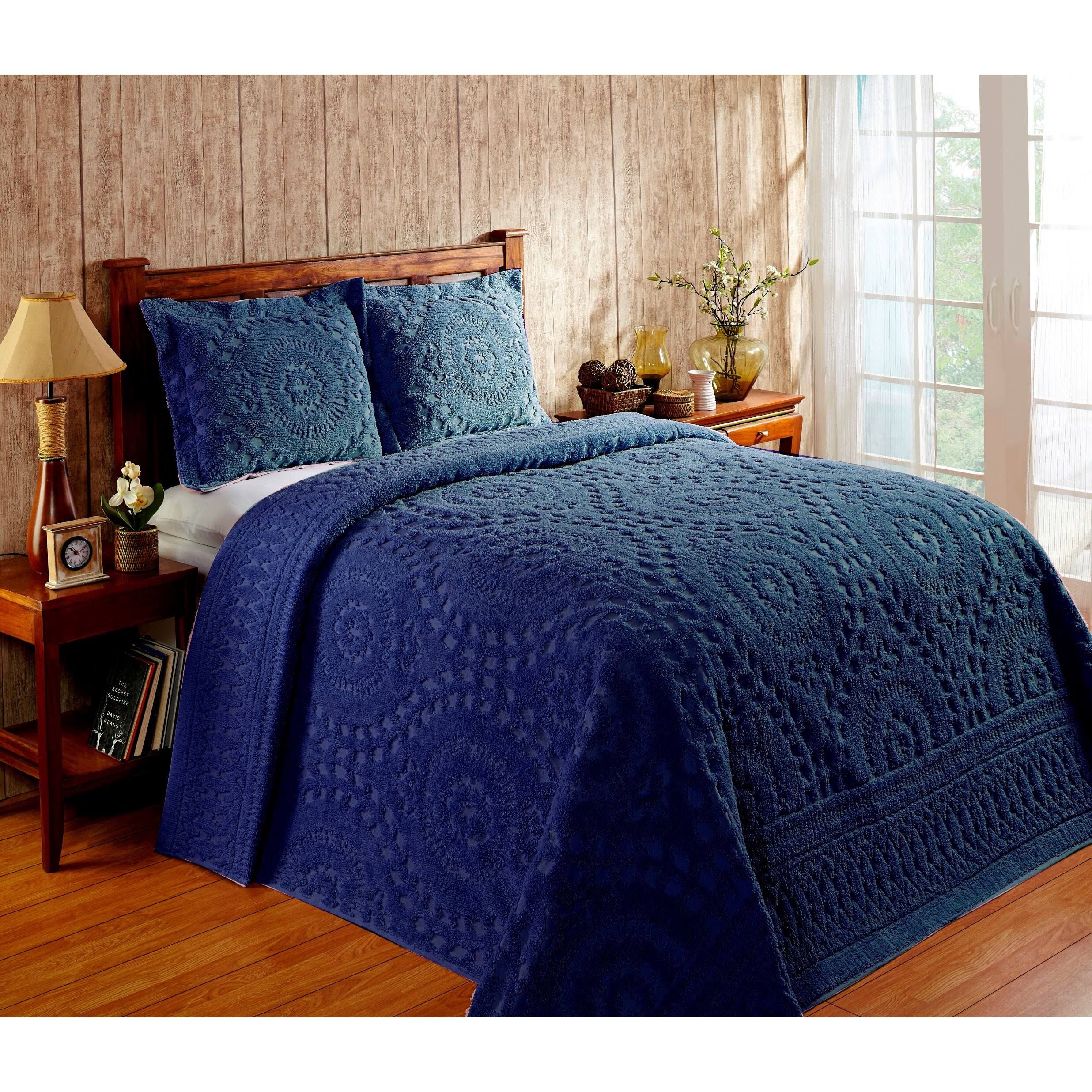 Better Trends Rio Floral Design 100 Cotton King Sham Chocolate