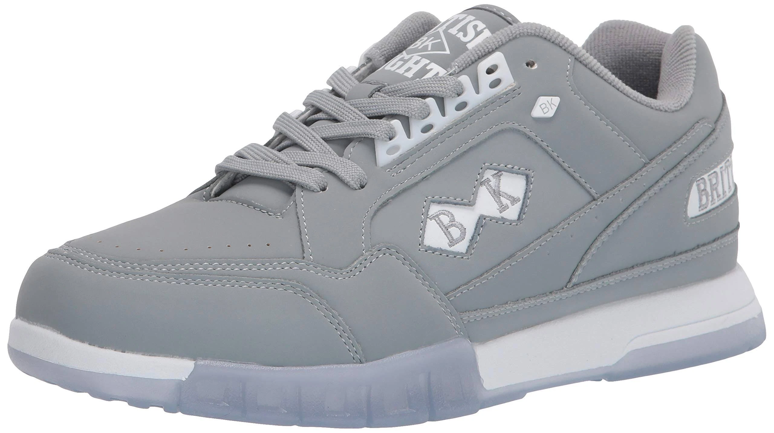 British Knights Men&s Metros Oxford Sneaker, Size: 11, Gray