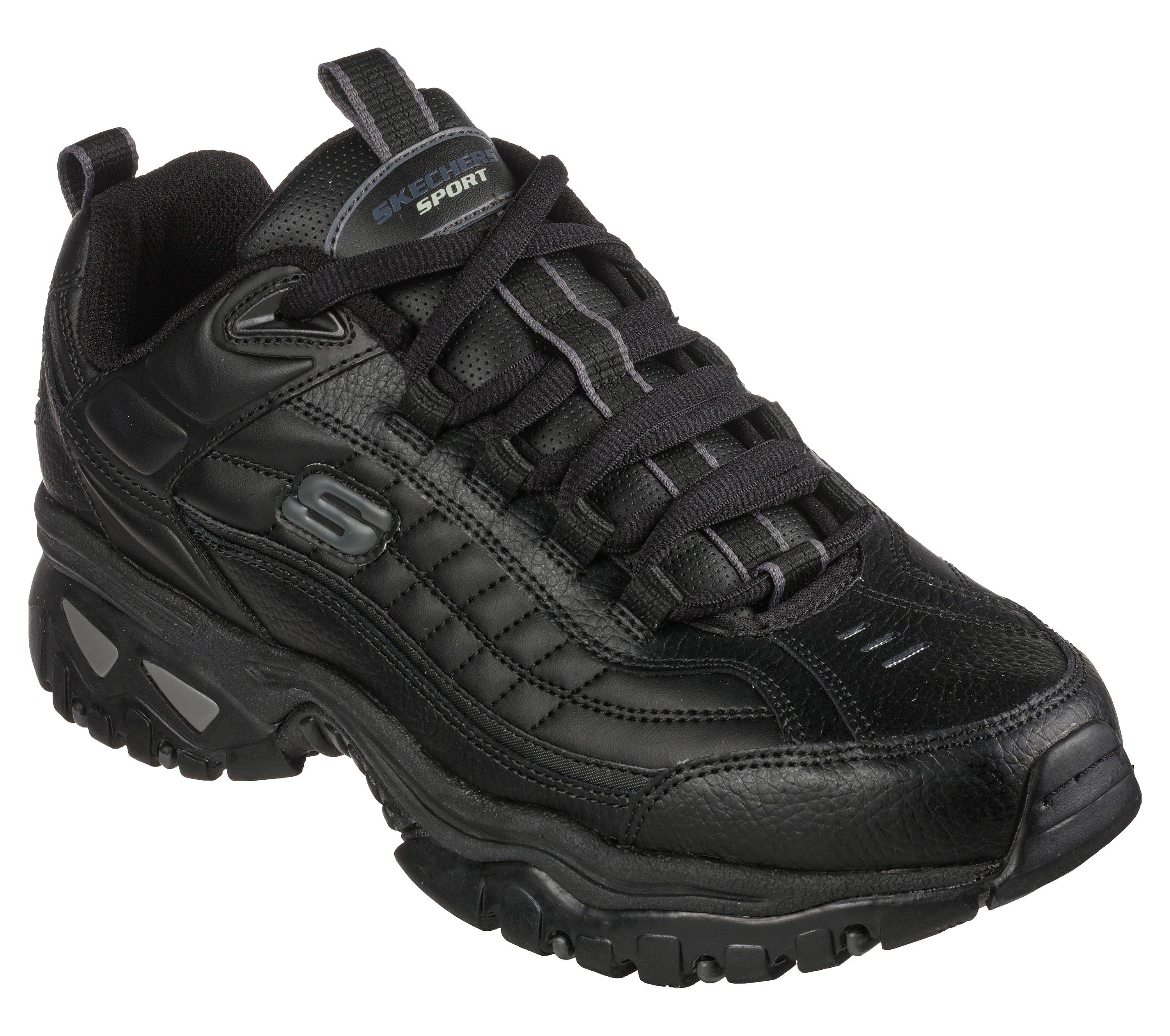 Skechers Mens Energy Afterburn LaceUp SneakerBlack