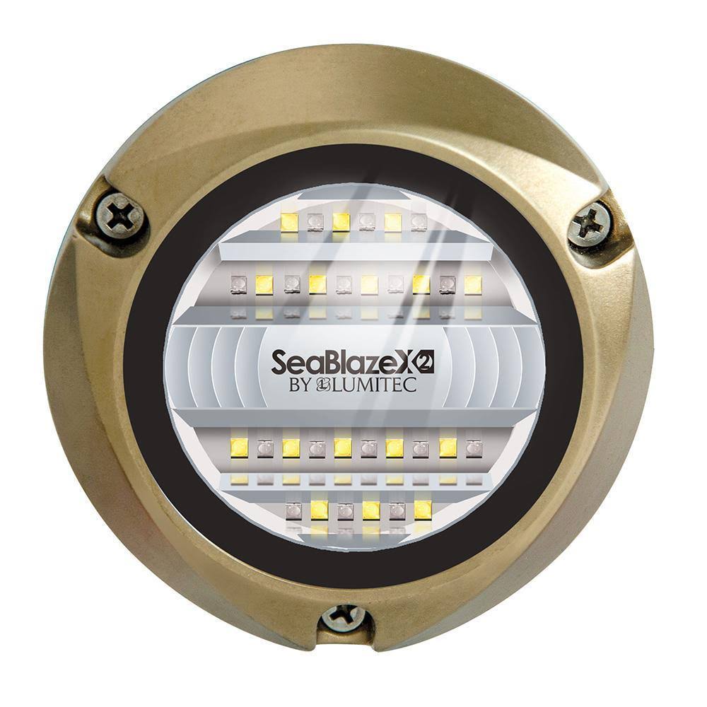 Lumitec SeaBlazeX2 5,000 Lumens Underwater LED Light with Bronze Housing, Adult Unisex, Size: Large, Multi-Color