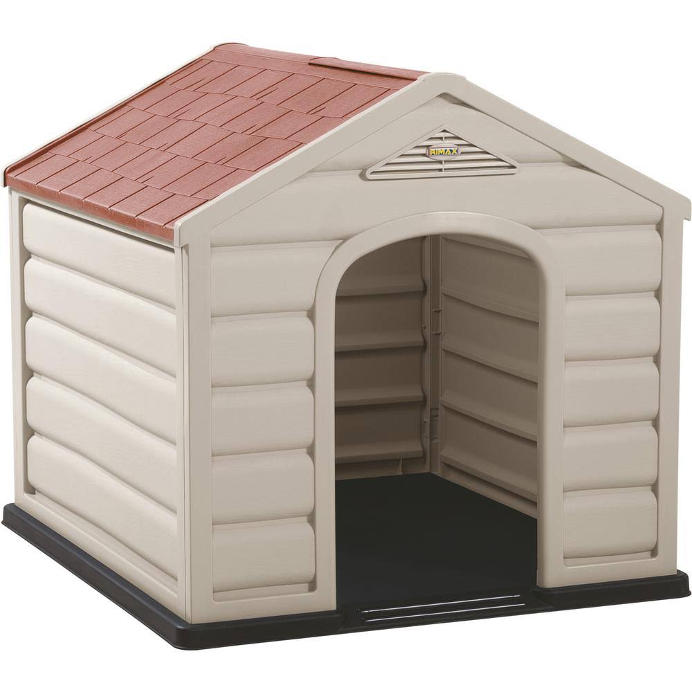 Rimax Taupe Dog House for Small Breeds