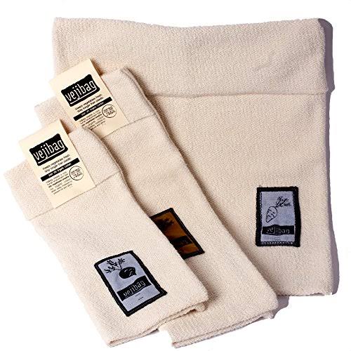 Vejibag Variety Pack Organic Cotton Reusable Vegetable