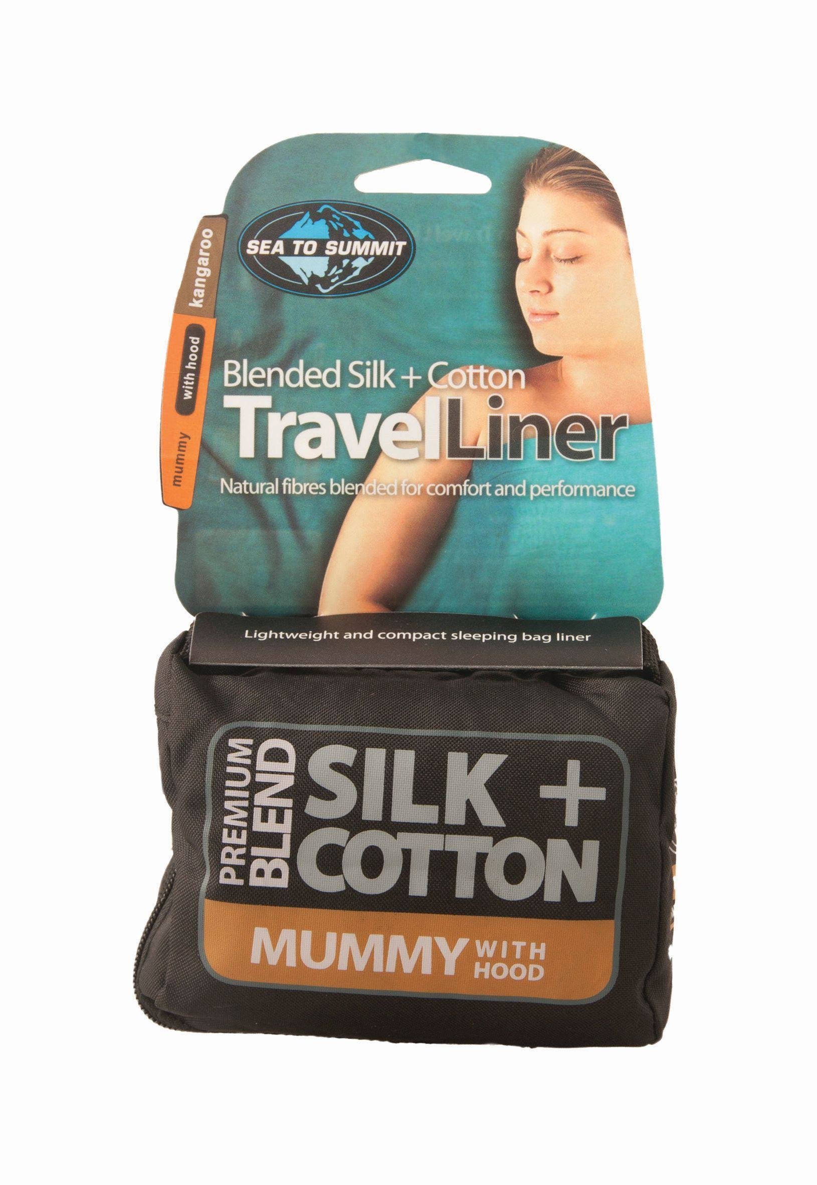 Sea to Summit Premium Blend SilkCotton Liner Navy Mummy