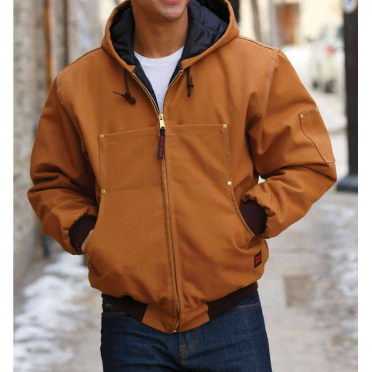 Tough Duck 512316 Hooded Jacketcotton Duckblackl