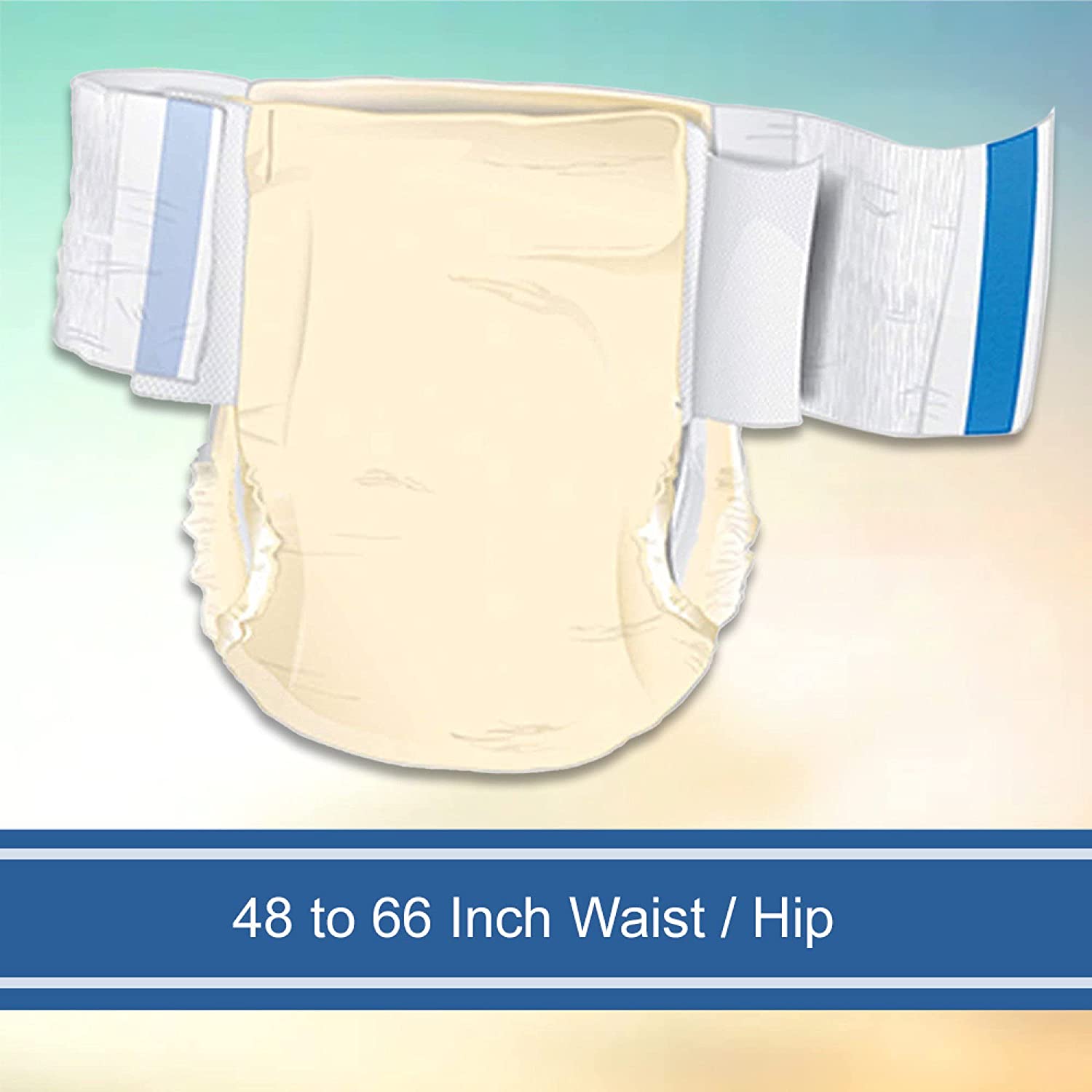 McKesson Ultra Plus Stretch Incontinence Brief, Unisex, Adult, Large/XL, Heavy Absorbency, 20 Count, 4 Packs, 80 Total