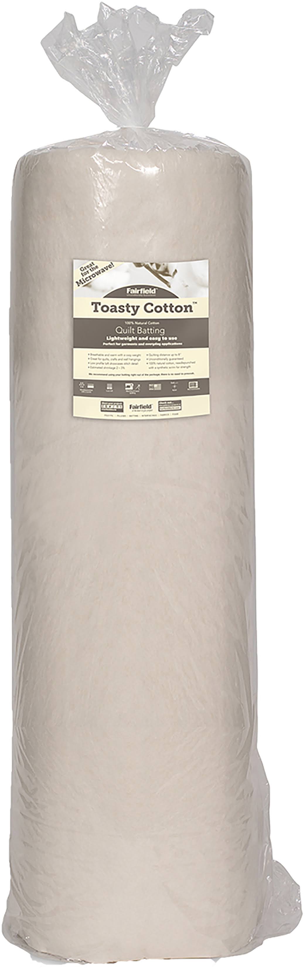 Fairfield Toasty Cotton Batting-90inch X25yd FOB: Mi