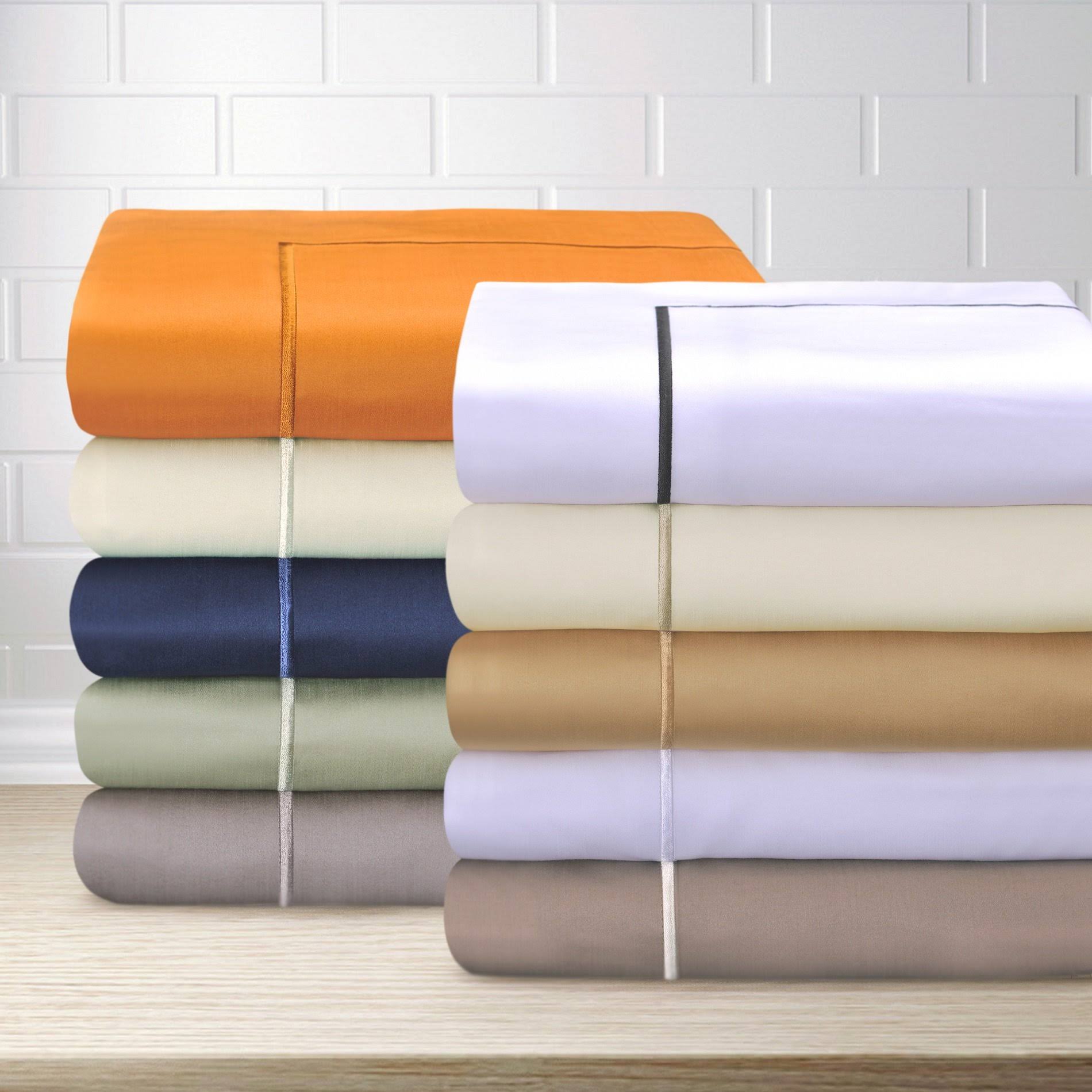 Embroidered Duvet Cover Set with Shams 100 Egyptian Cotton 800ThreadCount Silver  KingCal King