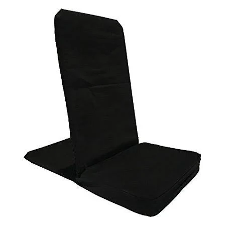 BackJack Regular Floor Chair - Black,Cotton