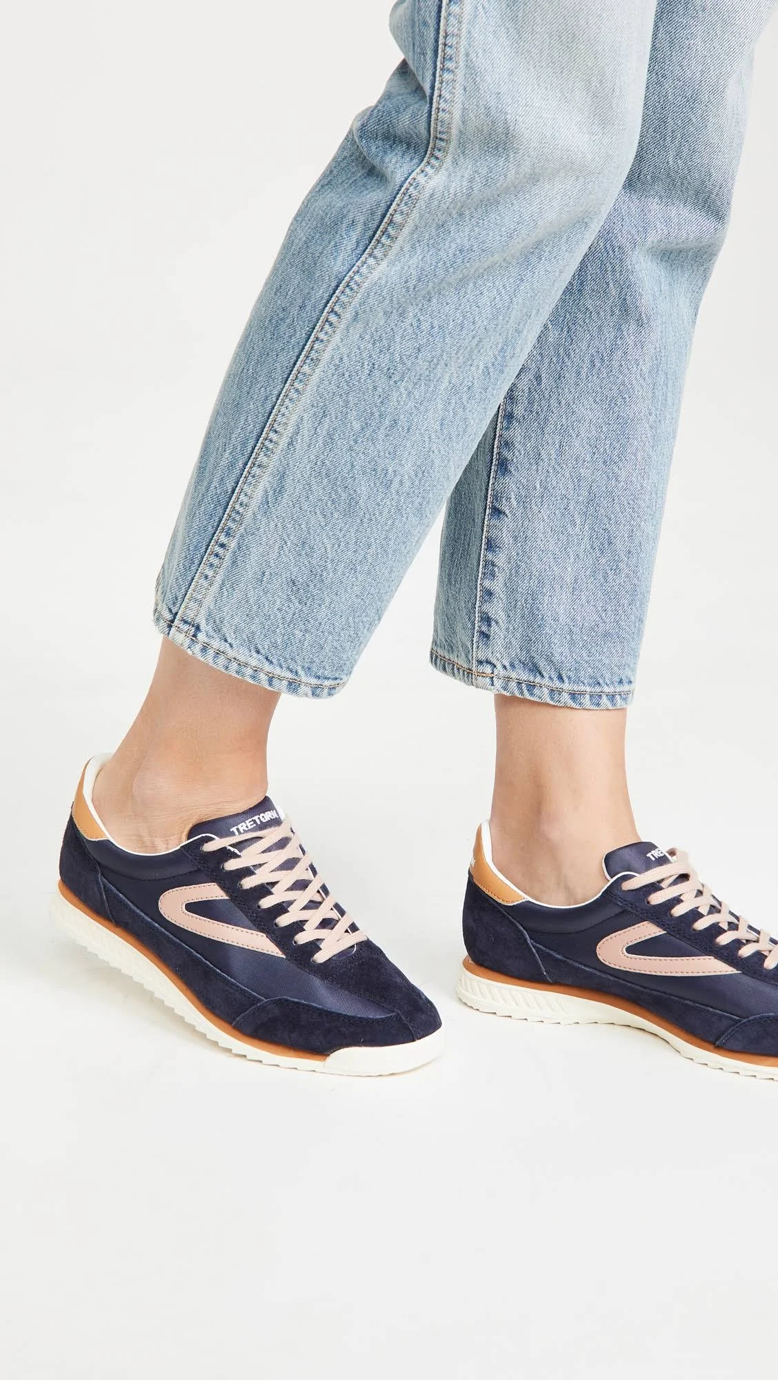 Tretorn Women&s Rawlins 3 Sneakers - Navy
