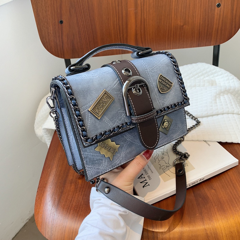 Retro Shoulder Messenger Portable Small Square Bag