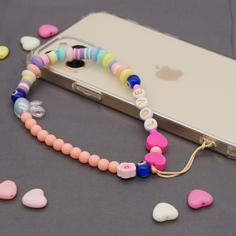 Simple Bohemian Ethnic Beads Eyes Mobile Phone Chain