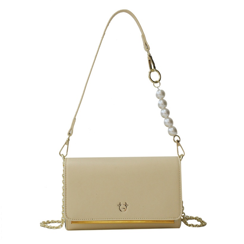 New Stylish Style Simple Pearl Chain Simple Underarm Bag