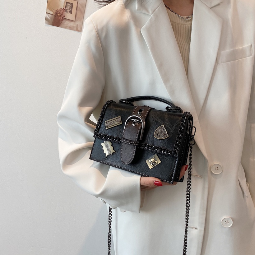 Retro Shoulder Messenger Portable Small Square Bag