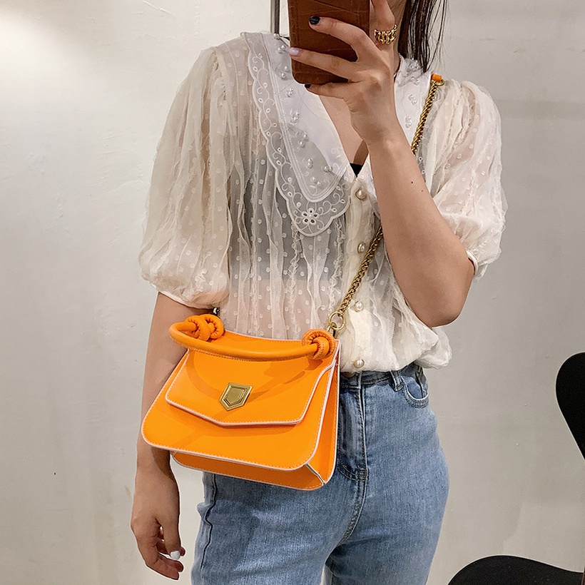 French New Stylish Simple Portable Small Square Bag