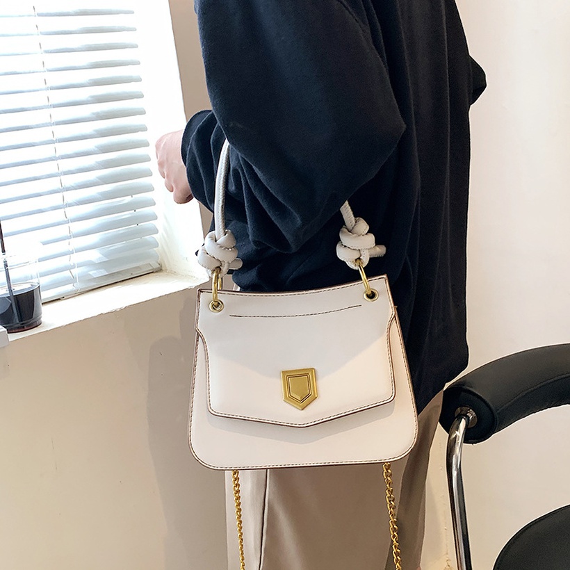 French New Stylish Simple Portable Small Square Bag