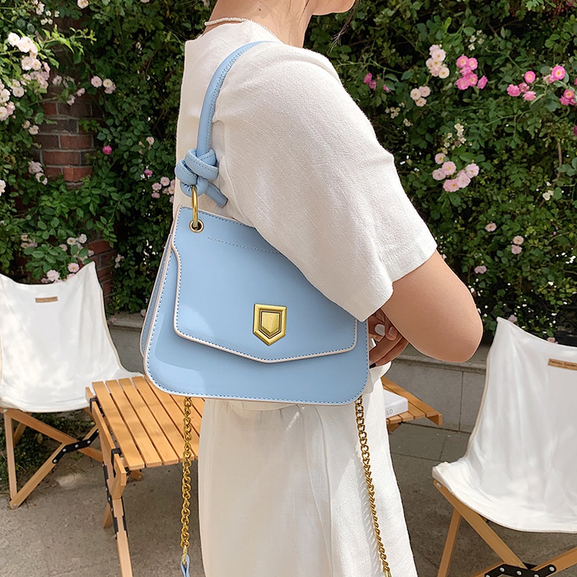 French New Stylish Simple Portable Small Square Bag