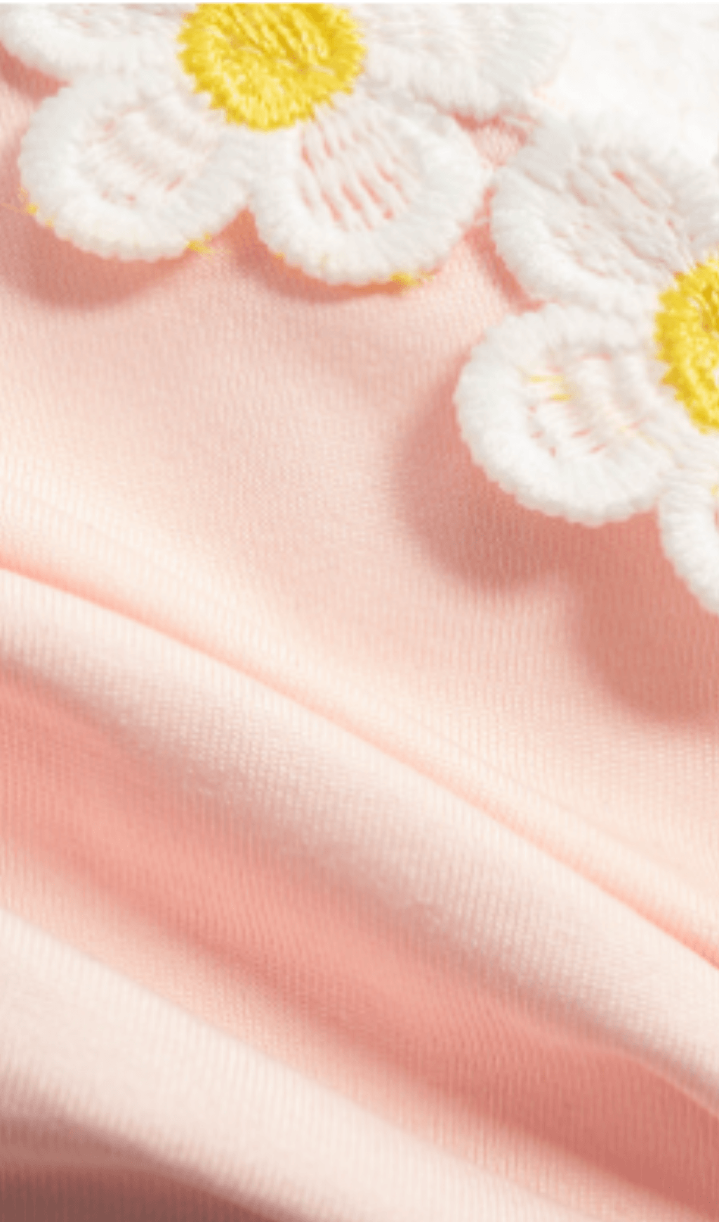 PINK SMOCKED FLORAL LINGERIE