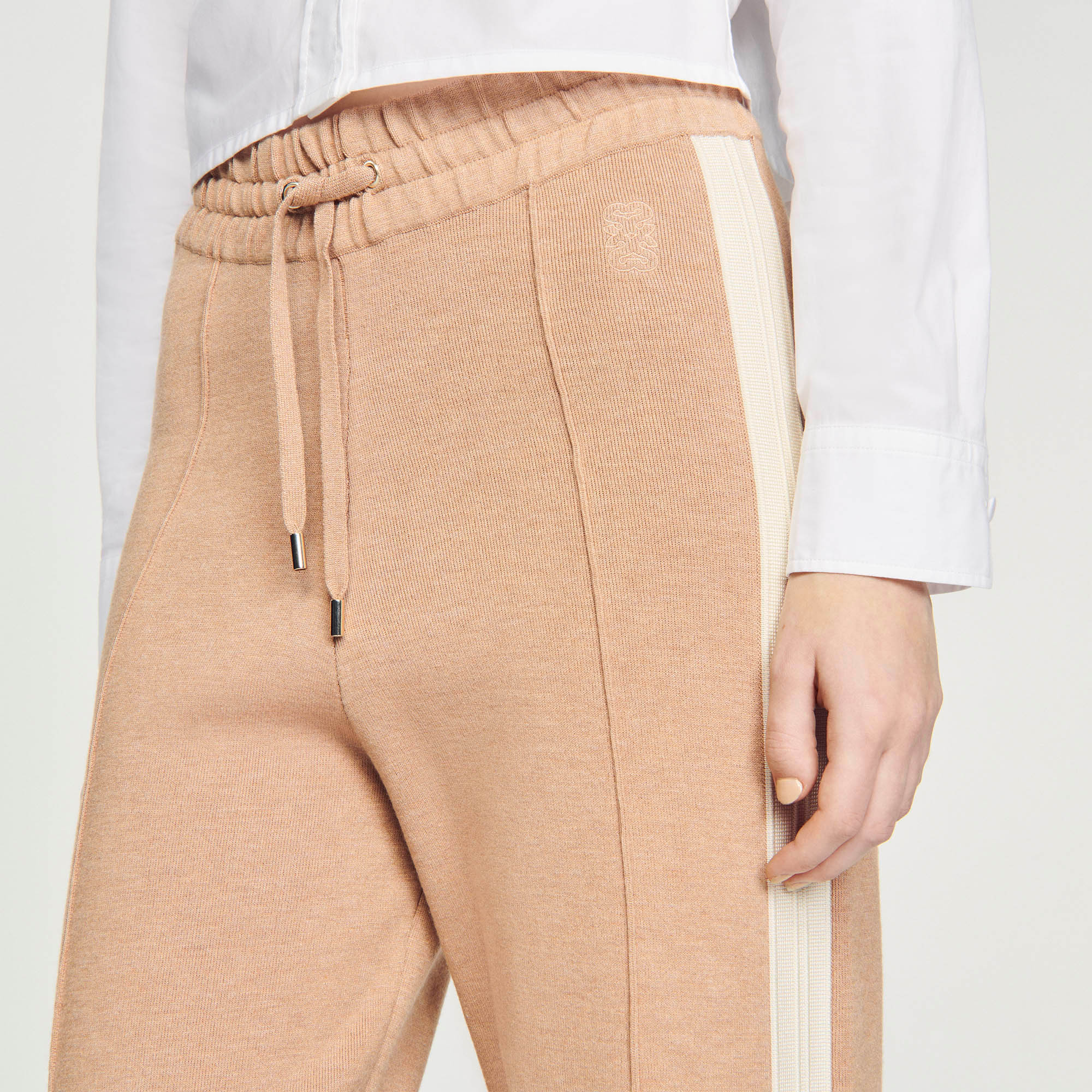 Knit jogging bottoms
