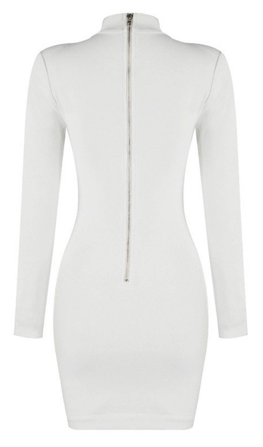 Hollow stitching lace gown.