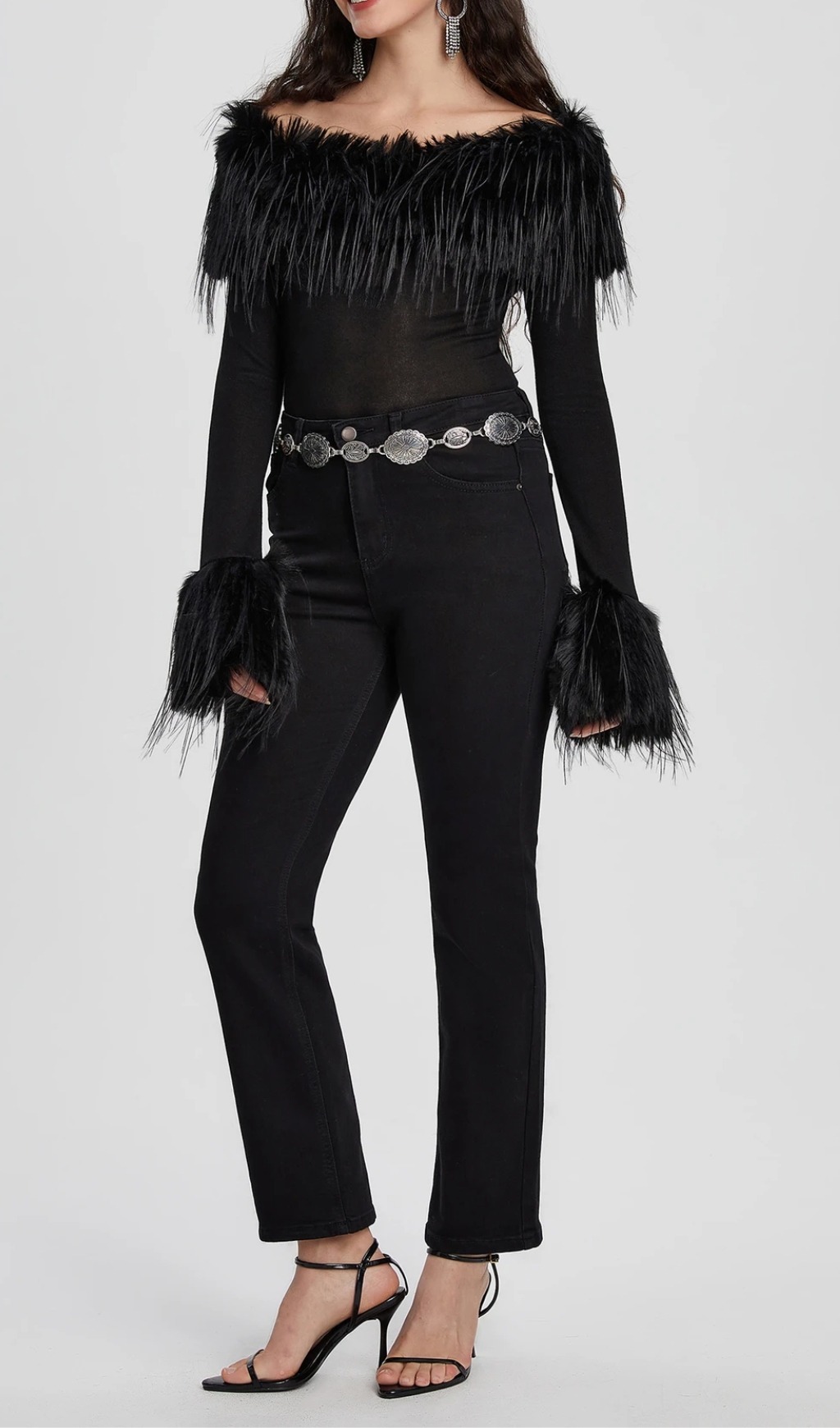 Sheer Pullover T-Shirt In Black