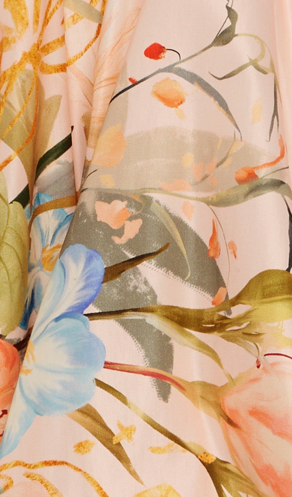 STRAPLESS FLOWER PRITED MINI DRESS