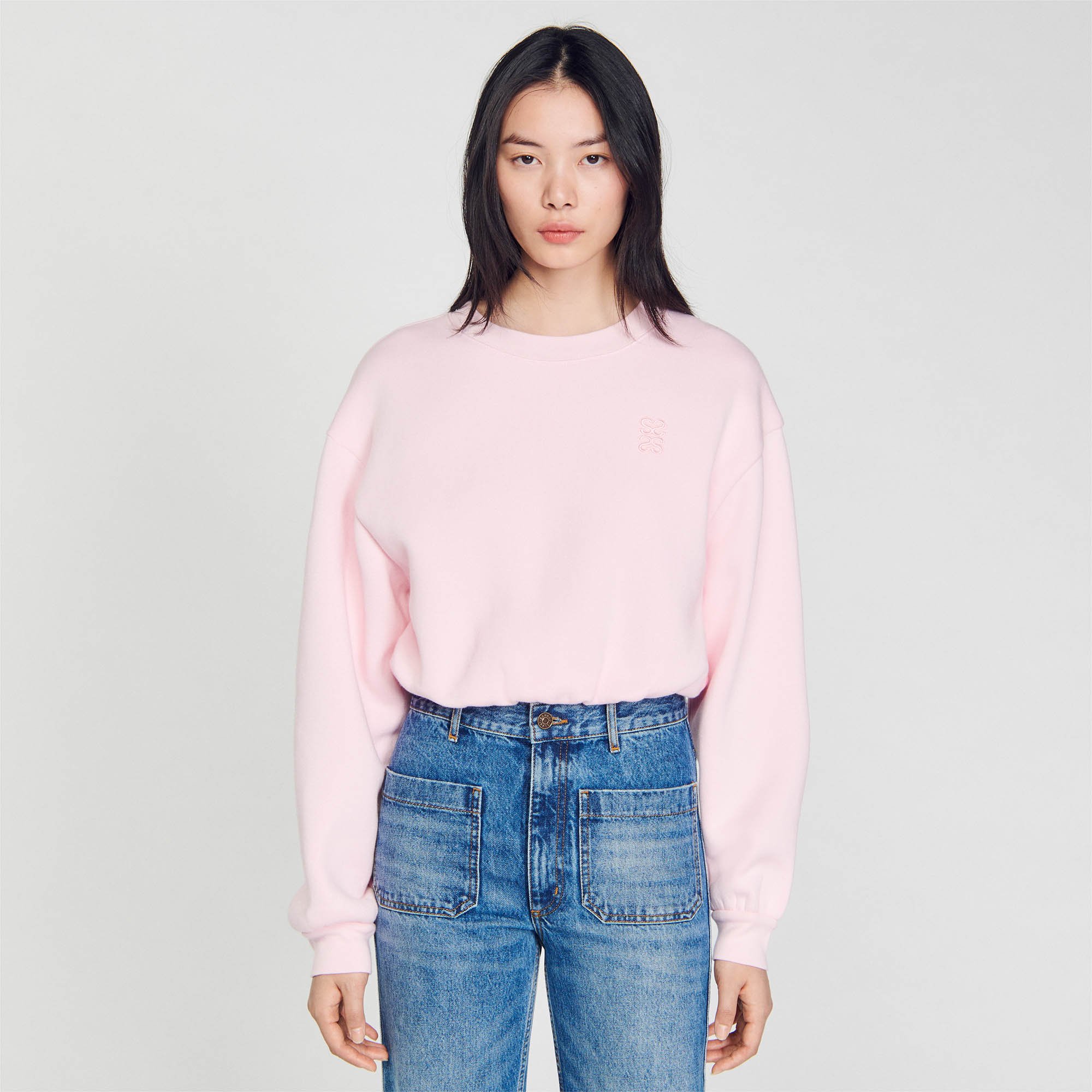 Cropped sweatshirt
