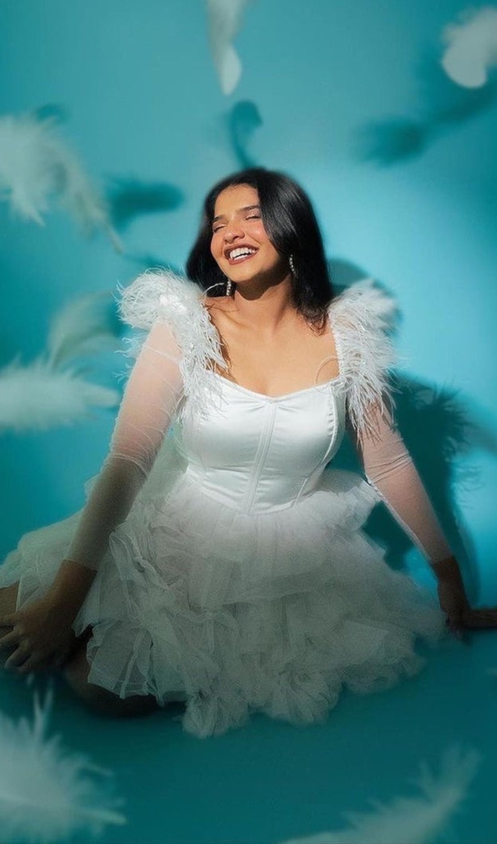 WHITE CORSET MINI DRESS