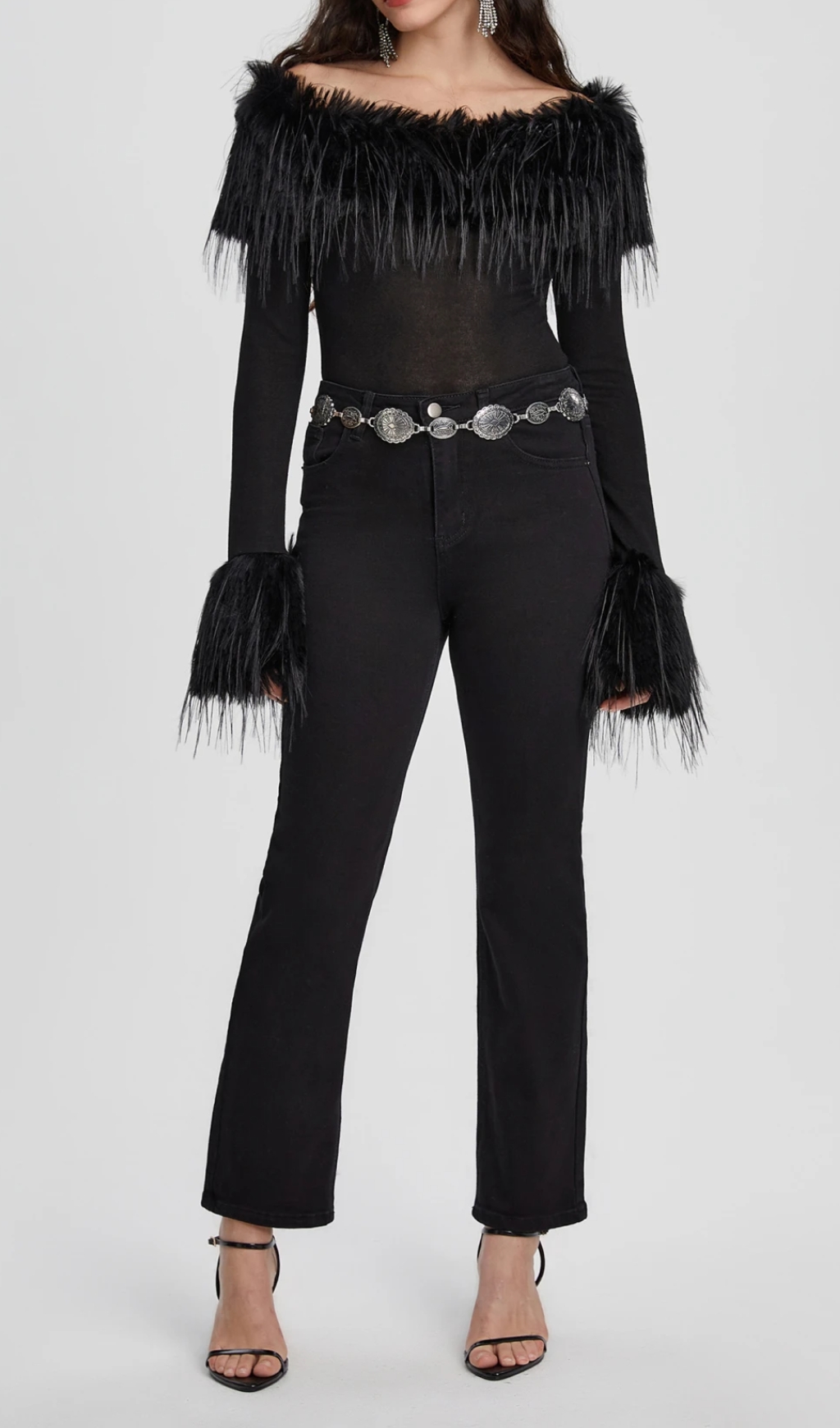 Sheer Pullover T-Shirt In Black