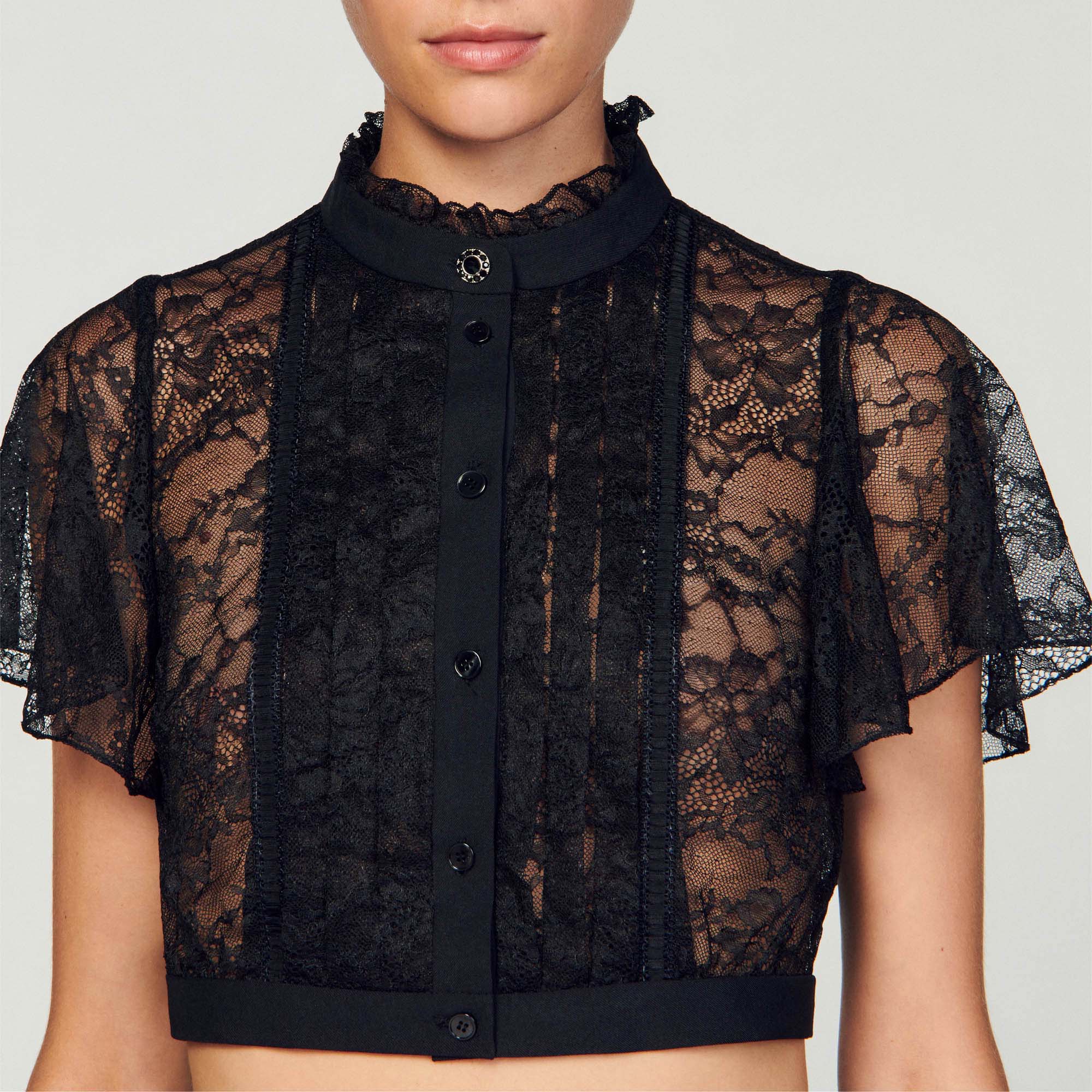Short lace blouse