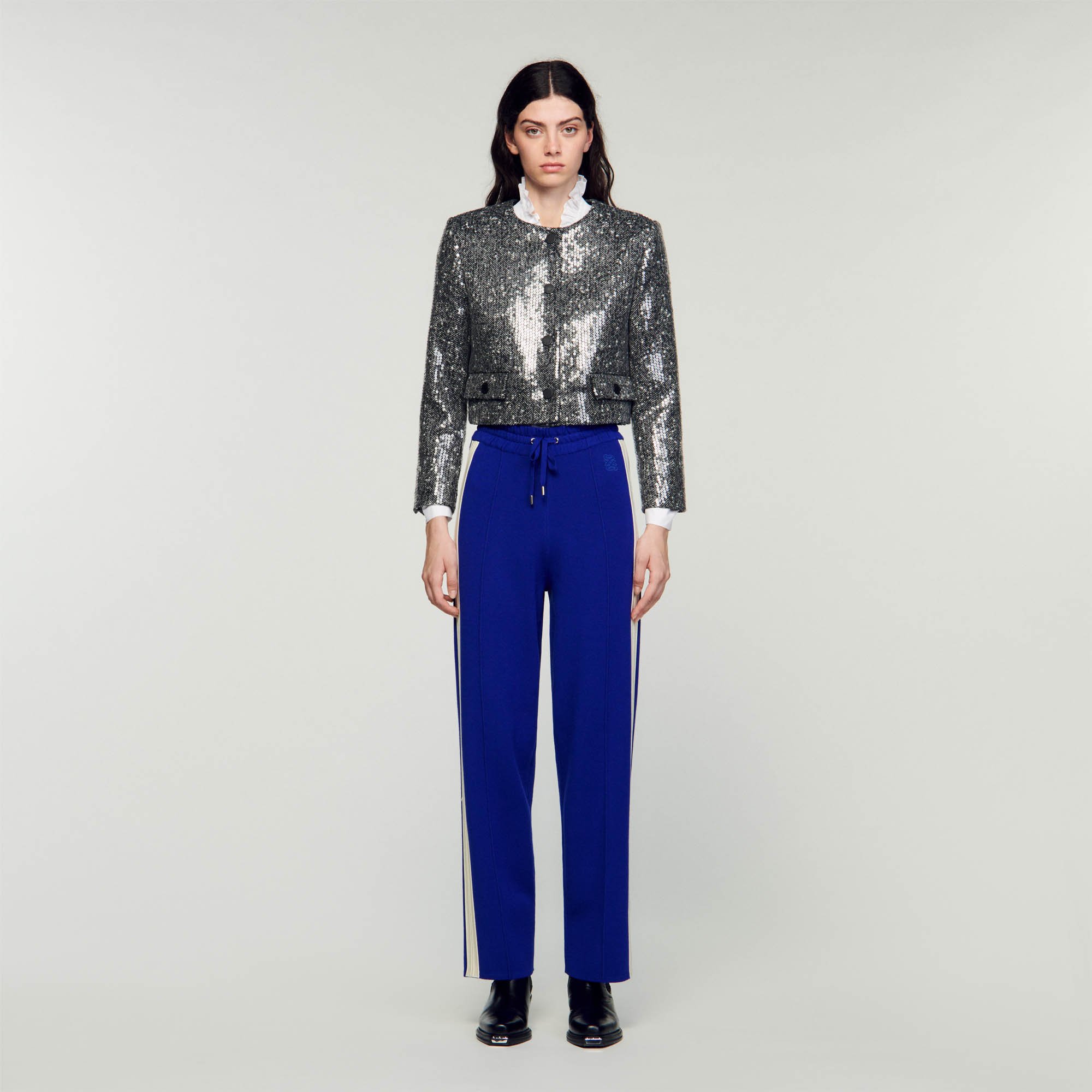 Knit jogging bottoms