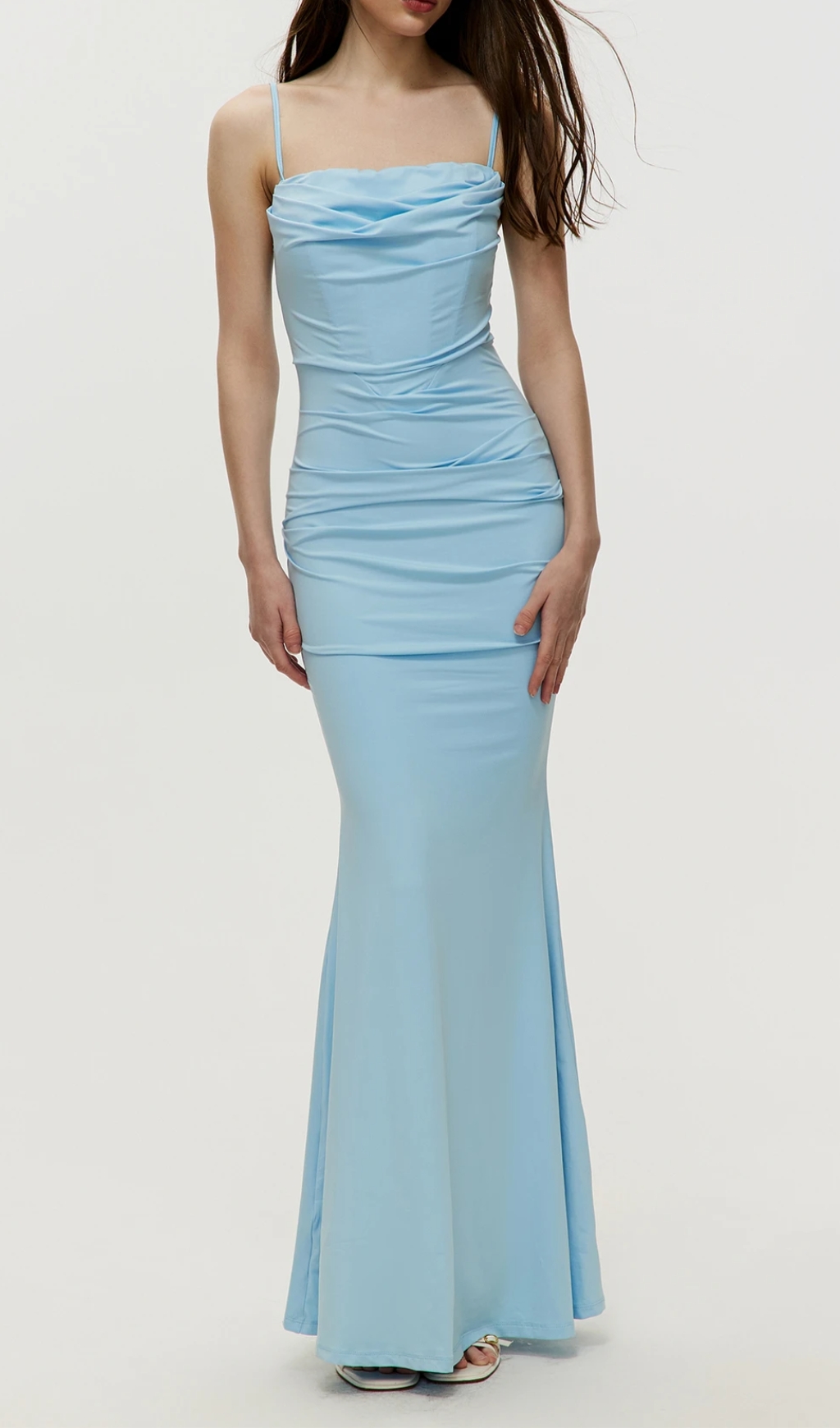 Maxi Gathered Cami Dress